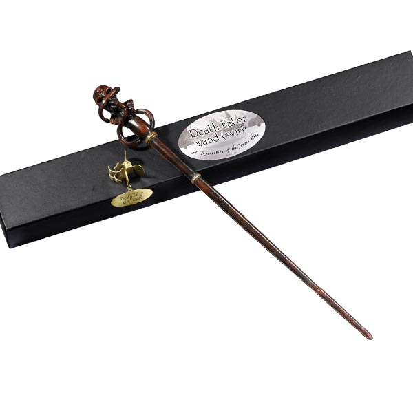 Bacchetta Mangiamorte Marchio Nero - Edizione del Personaggio - The Noble Collection