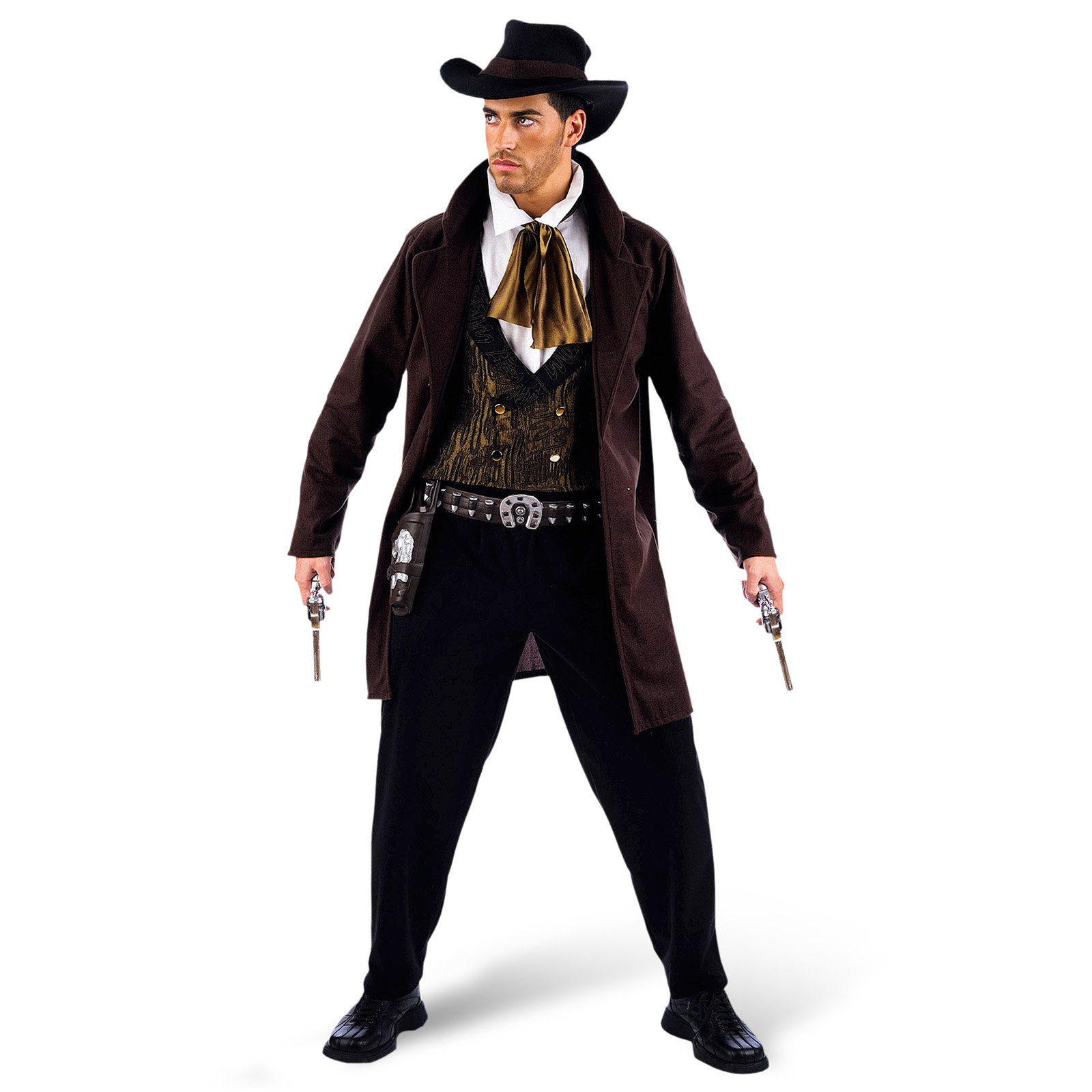Cowboy - Costume - M - Marron/Blanc