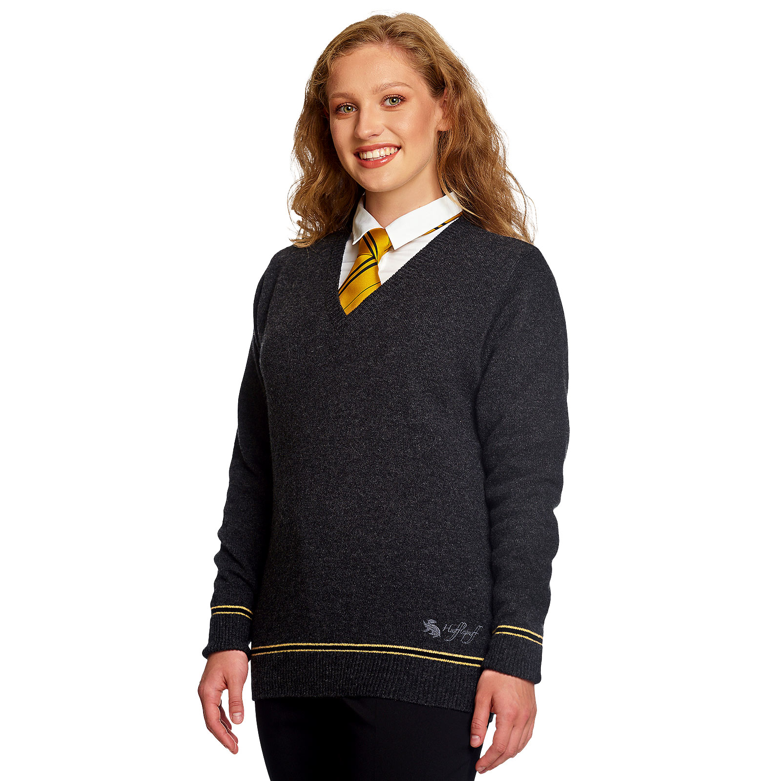 Harry Potter - Hufflepuff Trui - M - Zwart