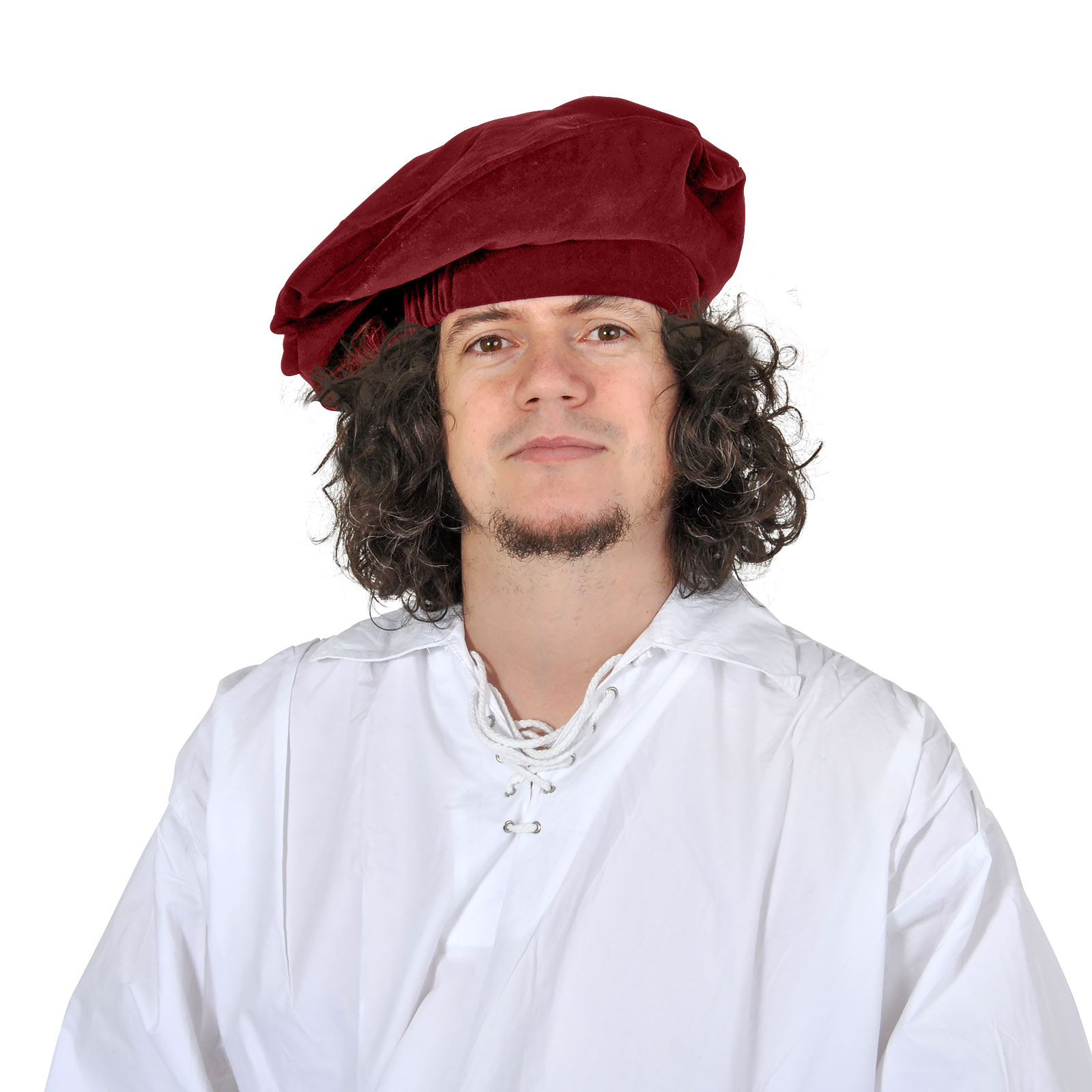Velvet Beret, Red