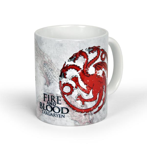Juego de Tronos - Taza de la Casa Targaryen
