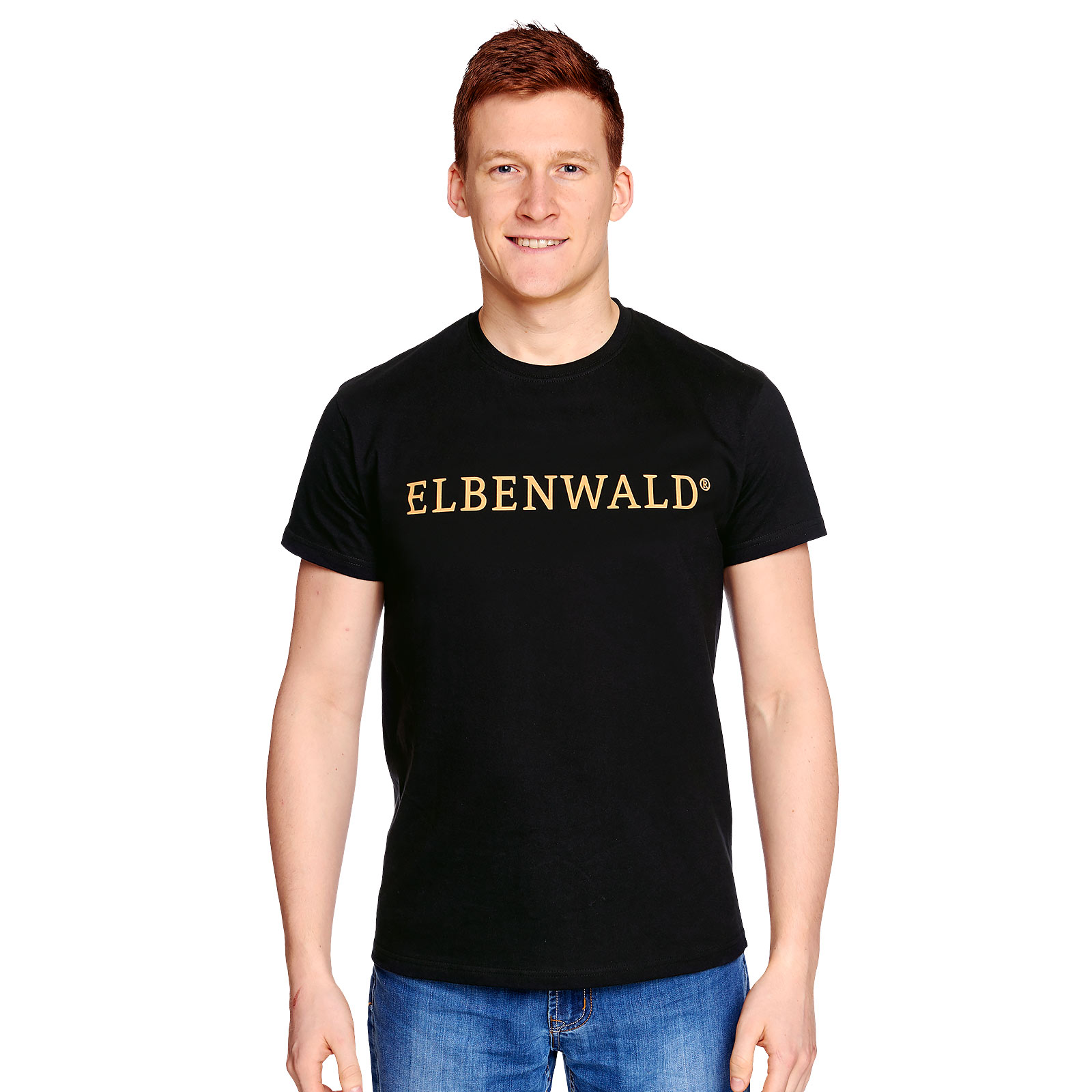 Elbenwald - T-shirt Logo Classico Nero - XXXL - Nero