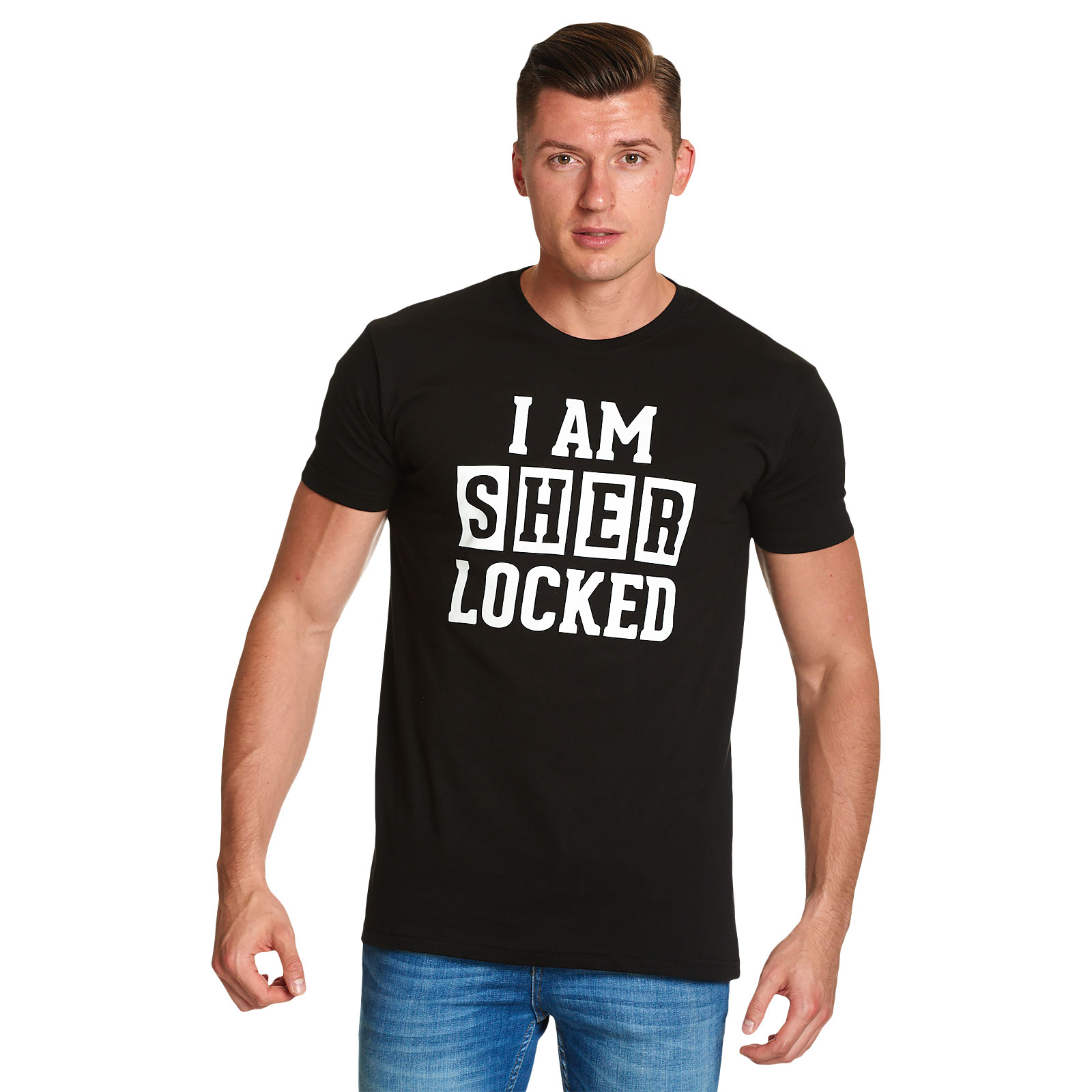 Camiseta Sherlocked - XL - Negro