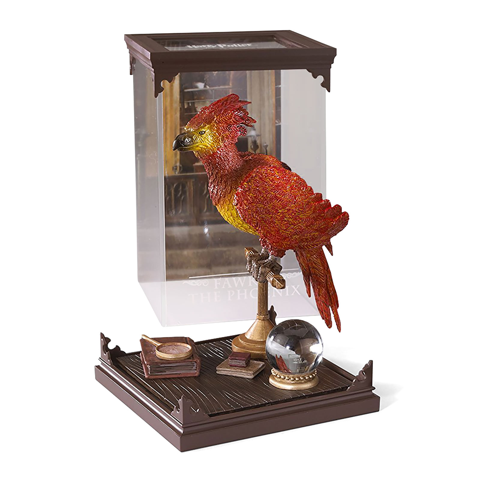 Fawkes - Figura de Criaturas Mágicas de Harry Potter - The Noble Collection
