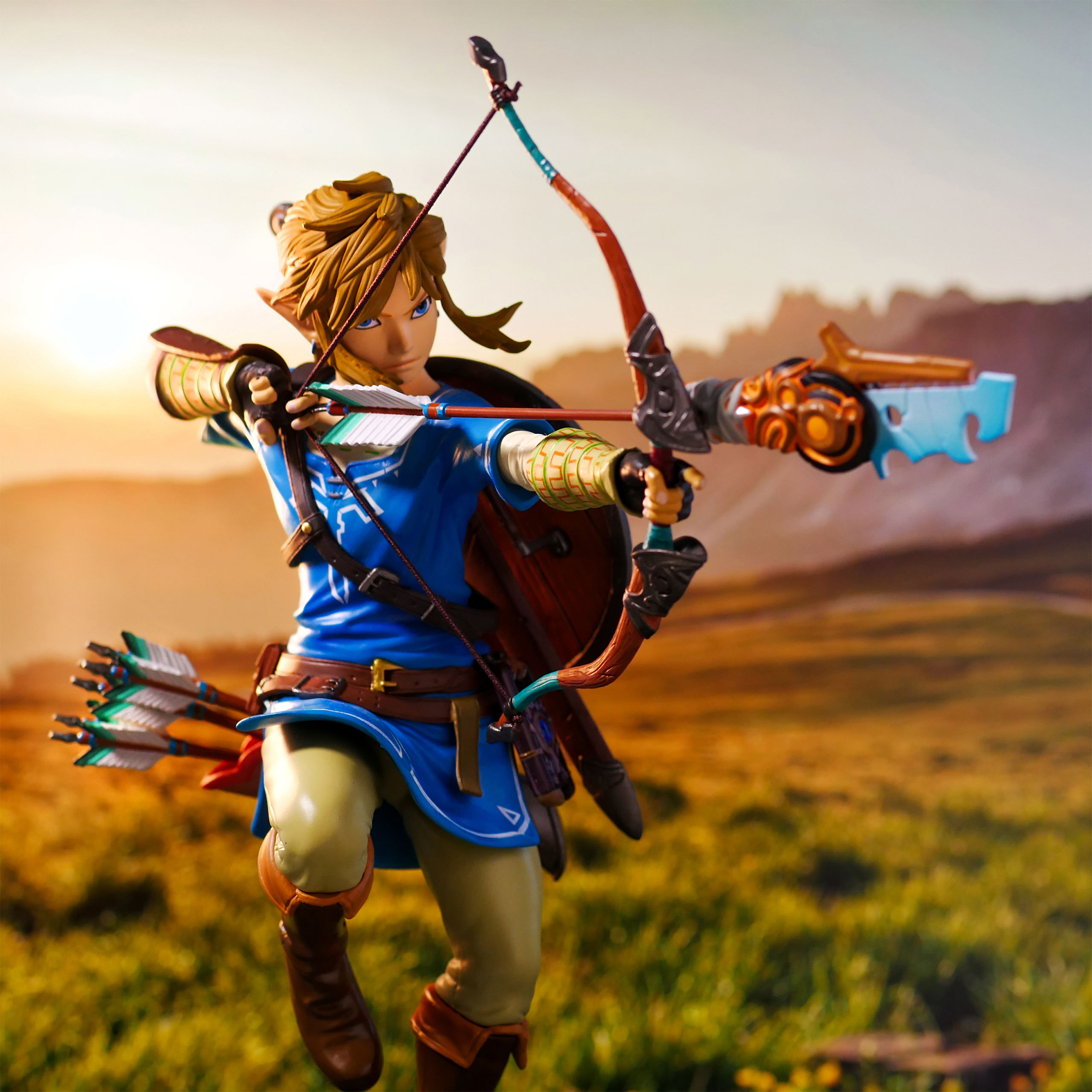 Zelda - Figura Link Breath of the Wild con Diorama