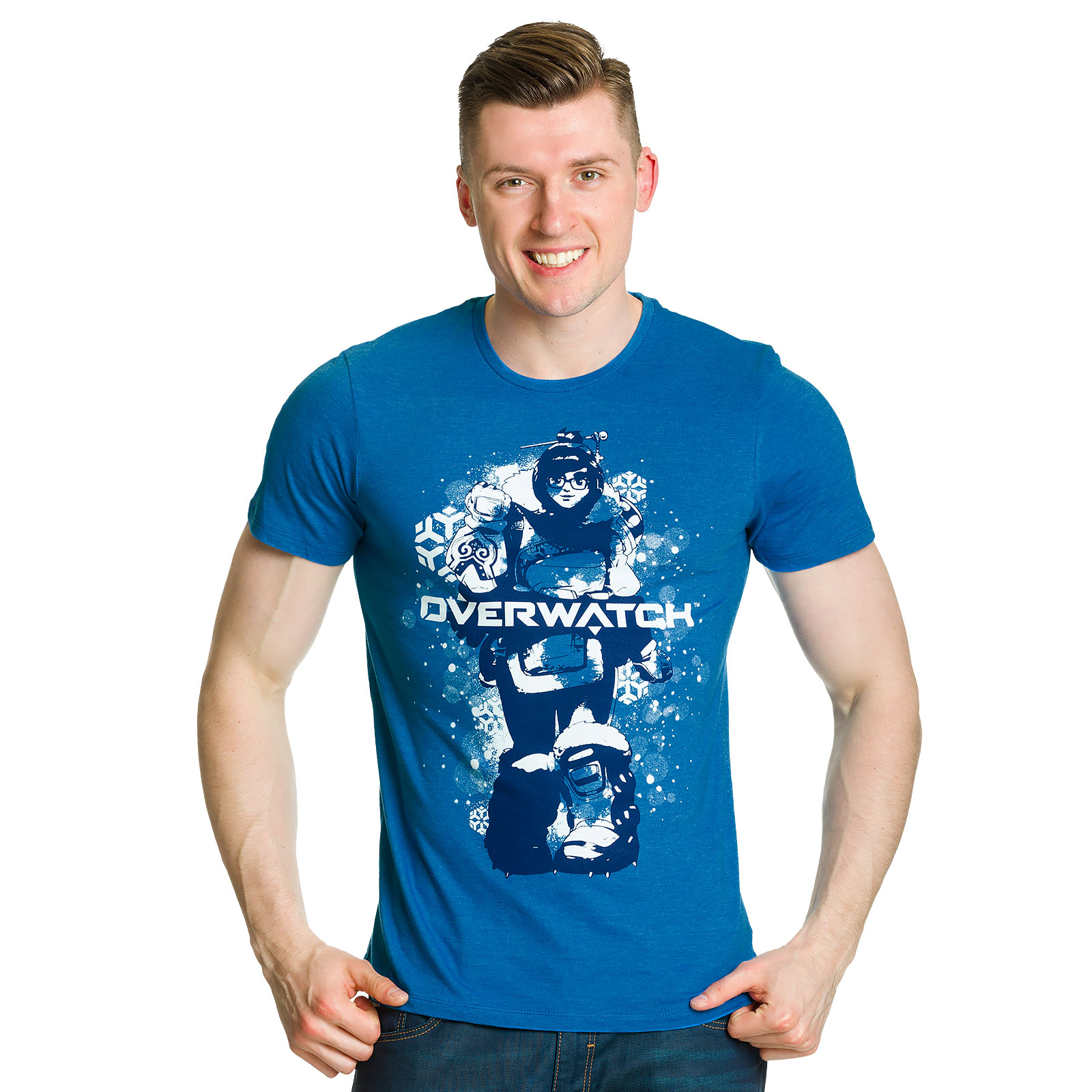 Overwatch - Mei T-Shirt blue - XXL - Blue - Blizzard