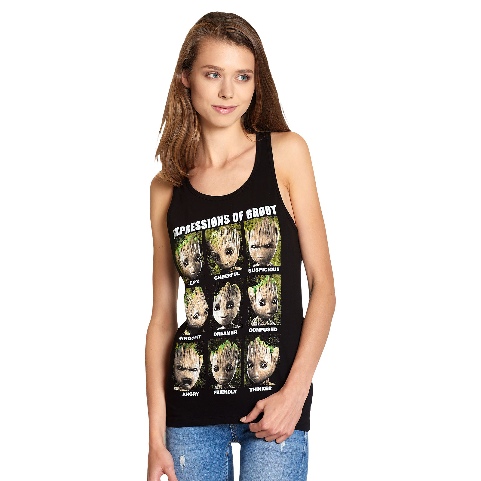 Guardians of the Galaxy - Groot Expressions Tank Top black - S - Black