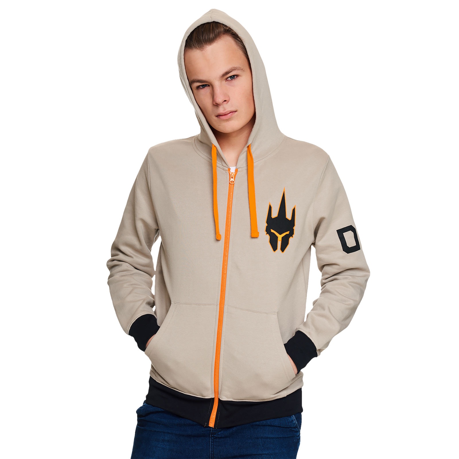 Overwatch - Ultimate Reinhardt Chaqueta con capucha - S - Beige - Blizzard