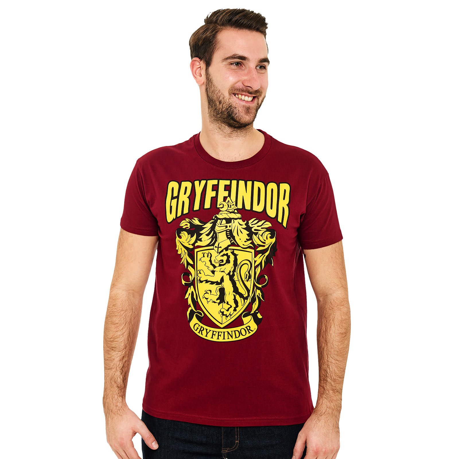 Harry Potter - T-shirt rouge blason Gryffondor - S - Rouge