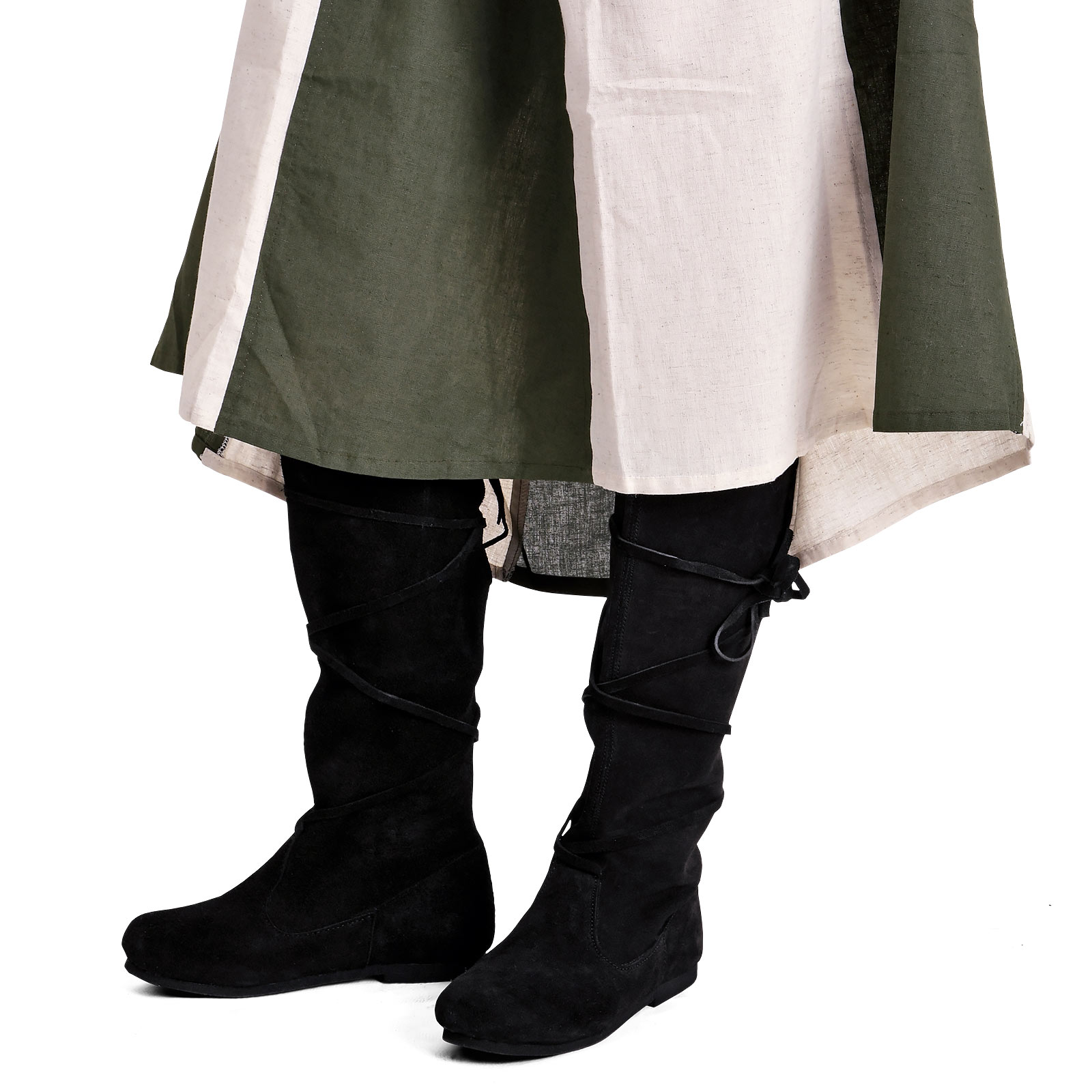 Medieval Lace-up Boots Black - 48