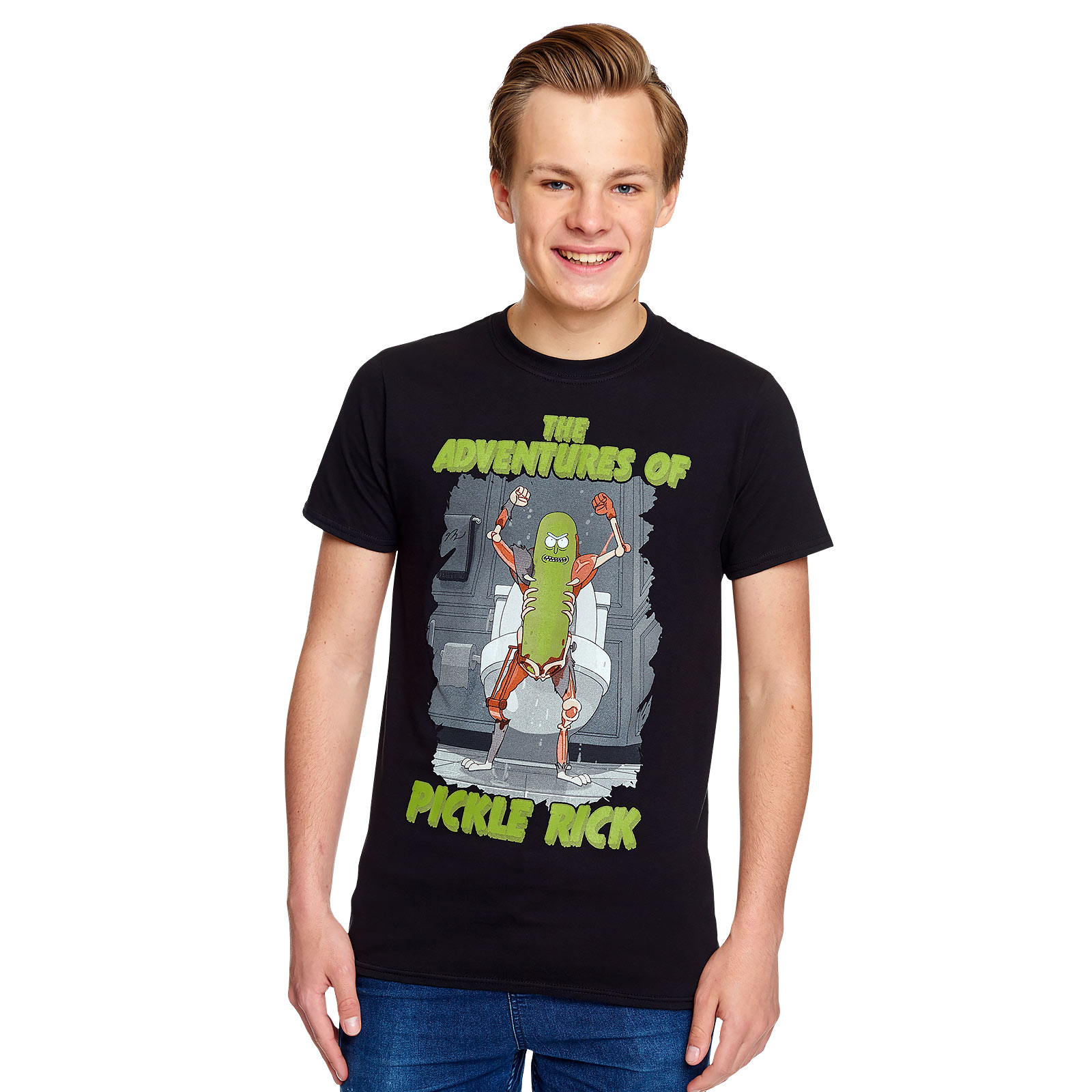 Rick et Morty - Aventures de Pickle Rick T-Shirt noir - XL - Noir