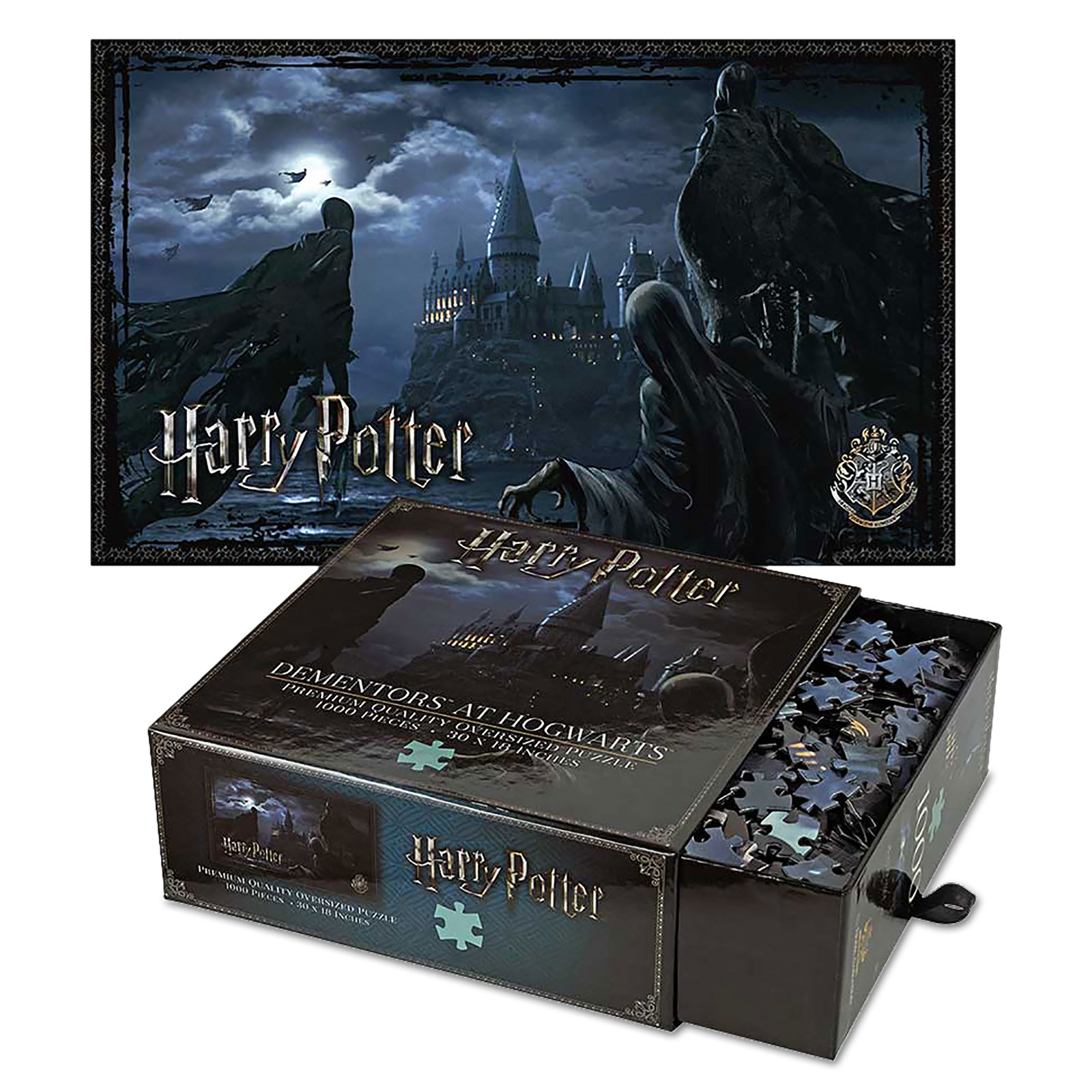Harry Potter - Dementor su Hogwarts Puzzle Premium - The Noble Collection
