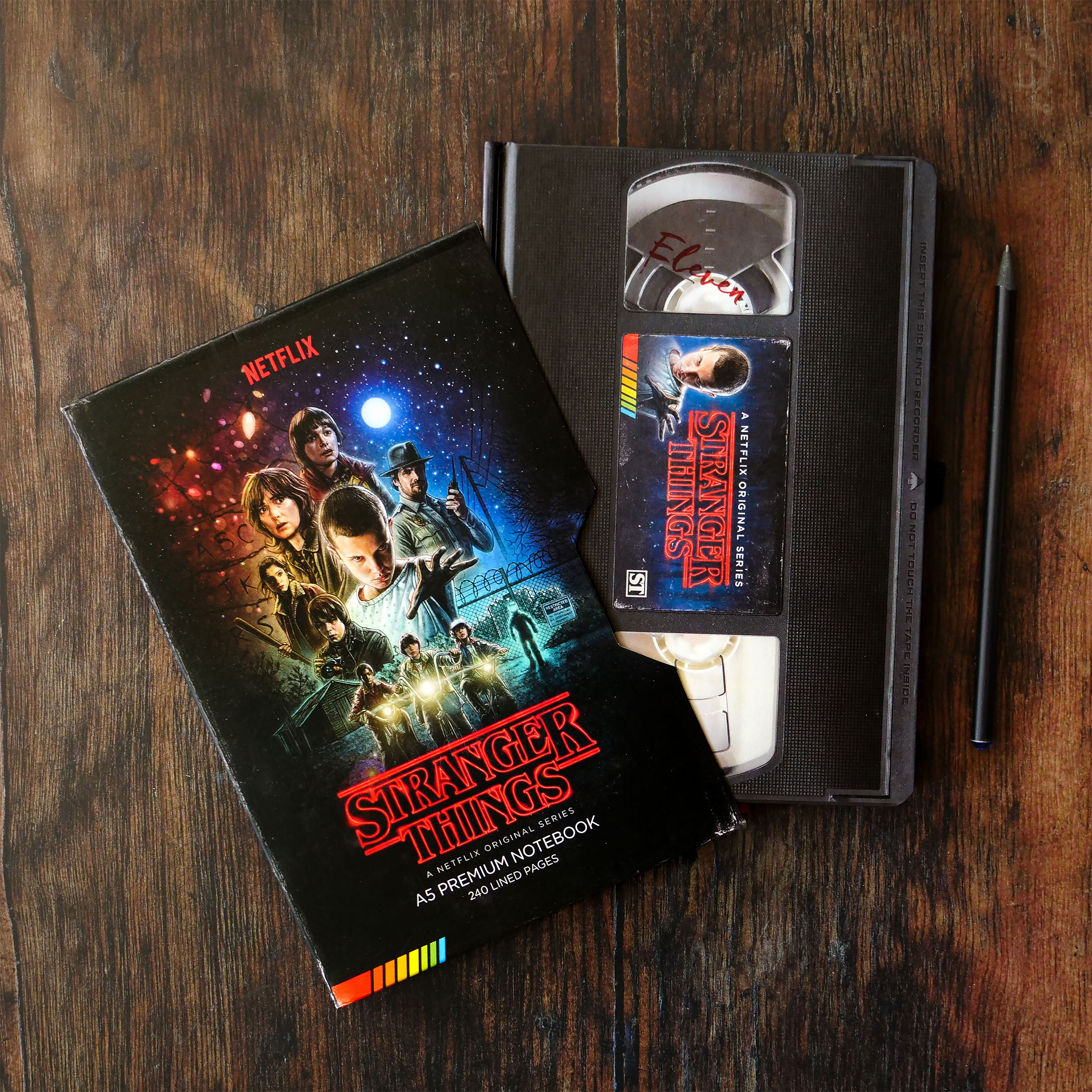 Stranger Things - VHS Premium Notizbuch A5