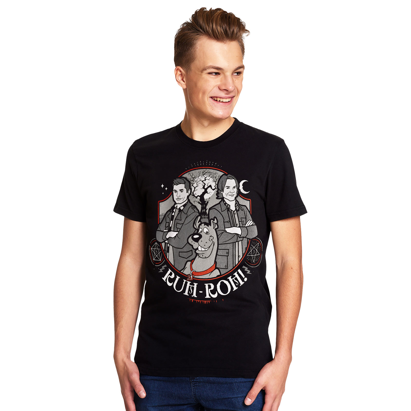 Supernatural - Scoobynatural Ruh-roh! T-Shirt schwarz - XXXL - Schwarz