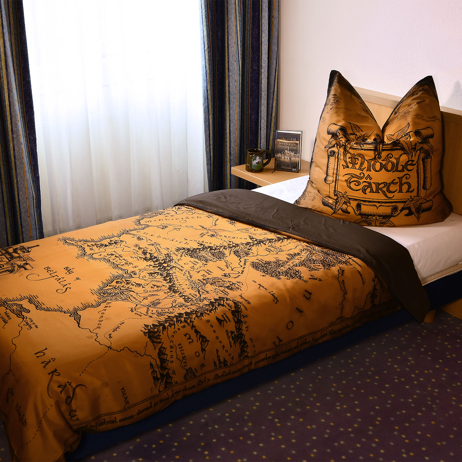 Il Signore degli Anelli - Mappa della Terra di Mezzo Biancheria da letto