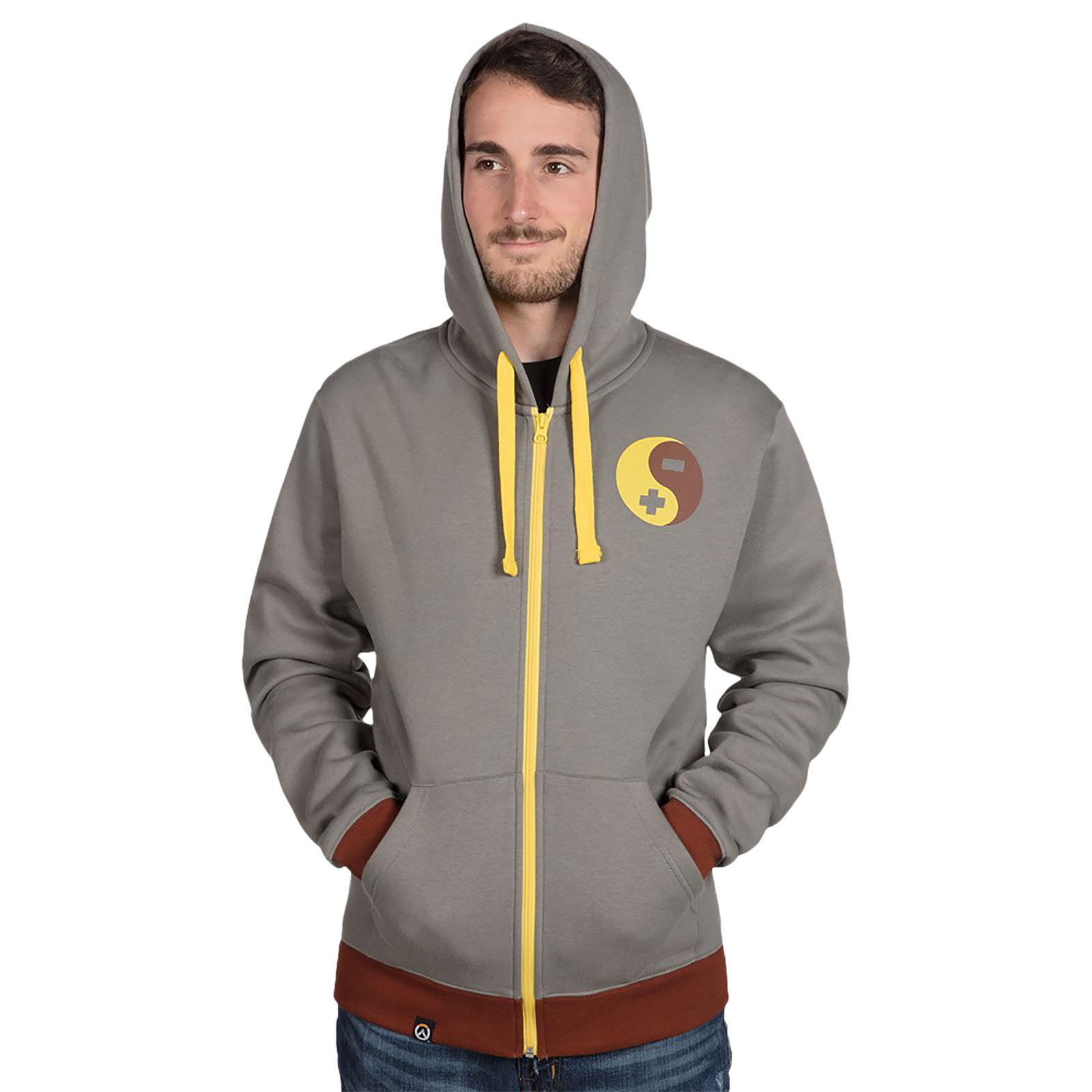 Overwatch - Chaqueta con capucha Zenyatta Ultimate gris - S - Gris - Blizzard