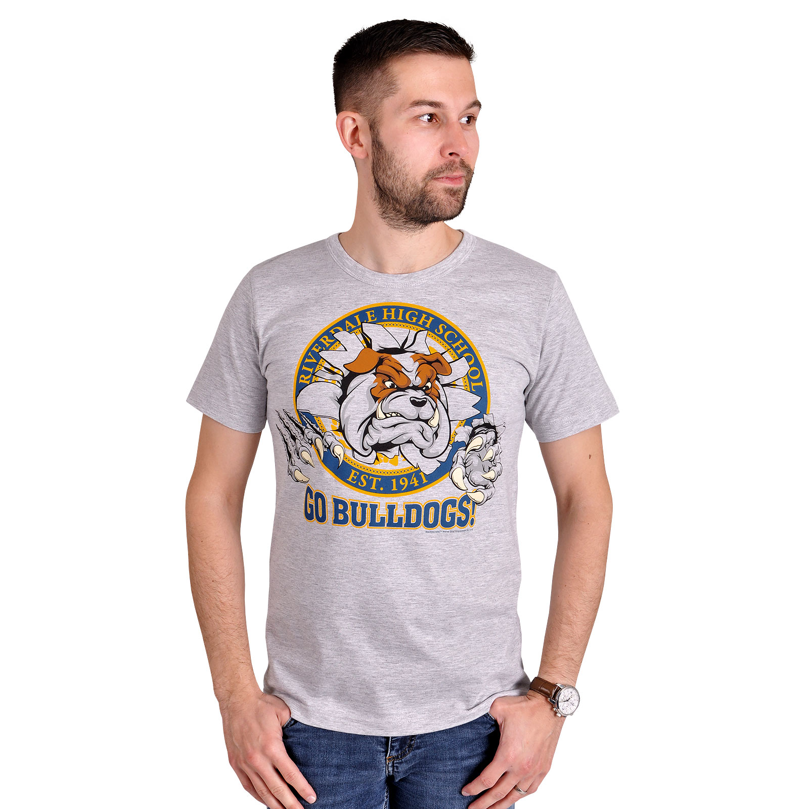 Riverdale - Go Bulldogs! T-shirt grigia - XXL - Grigio