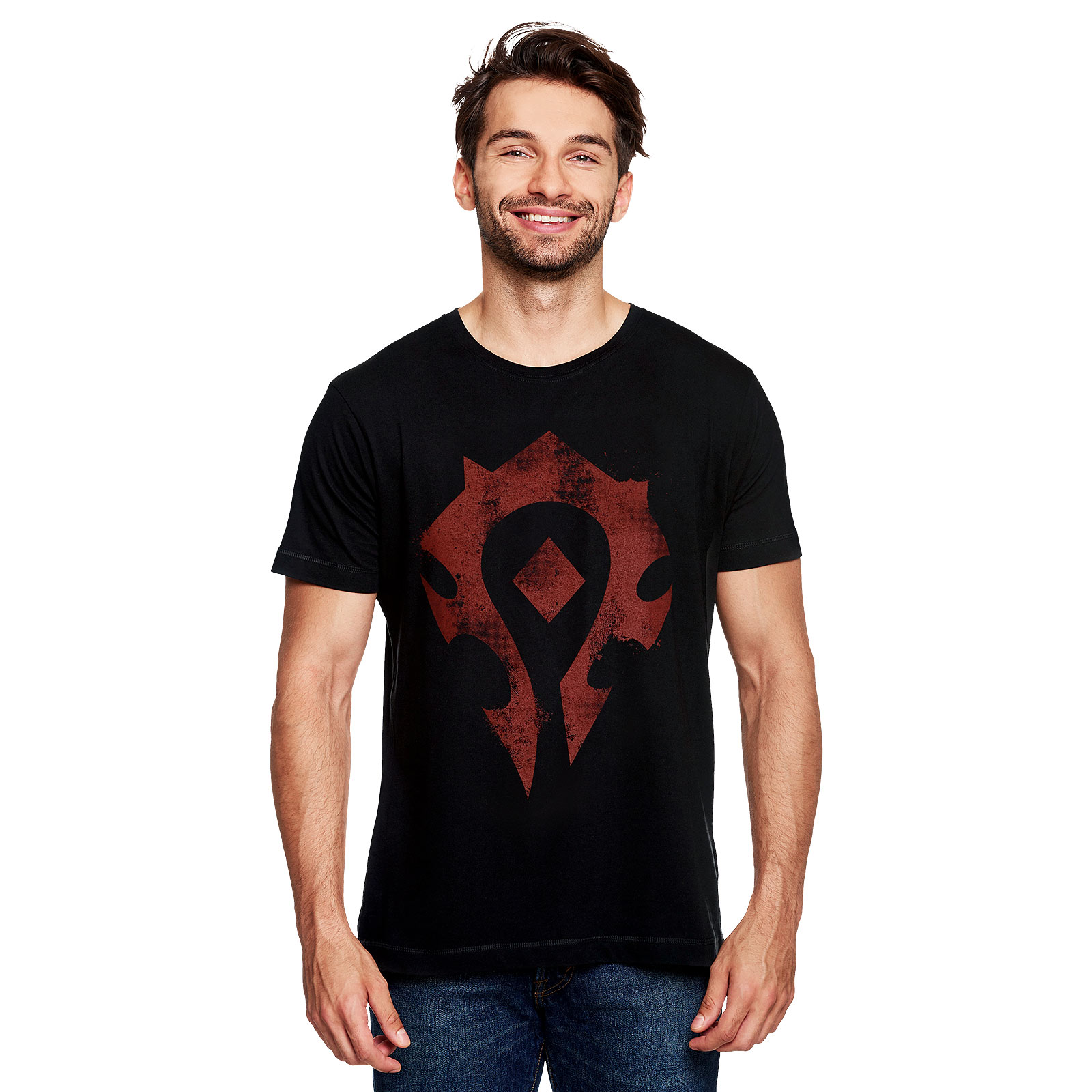 World of Warcraft - Horde Spray Logo T-shirt zwart - S - Zwart