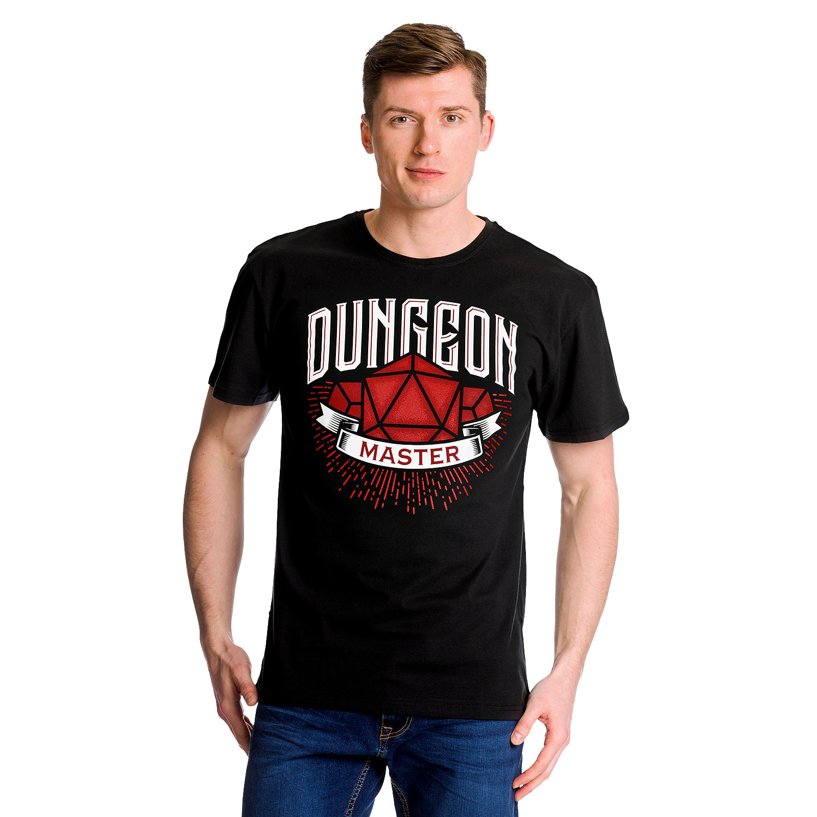 Dungeon Master T-Shirt Zwart - S - Zwart
