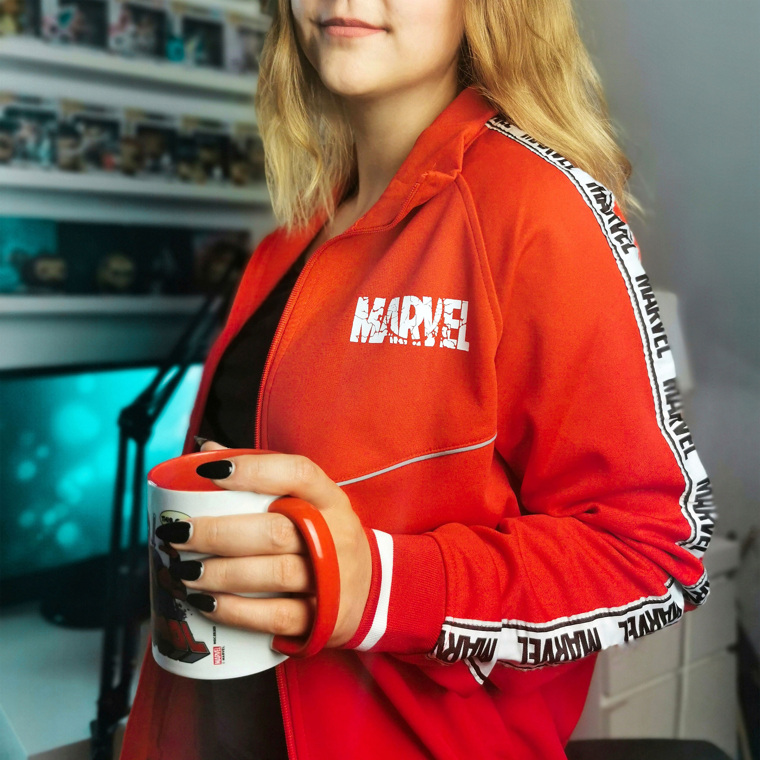 Marvel - For Victory Trainingsjacke - M - Rot