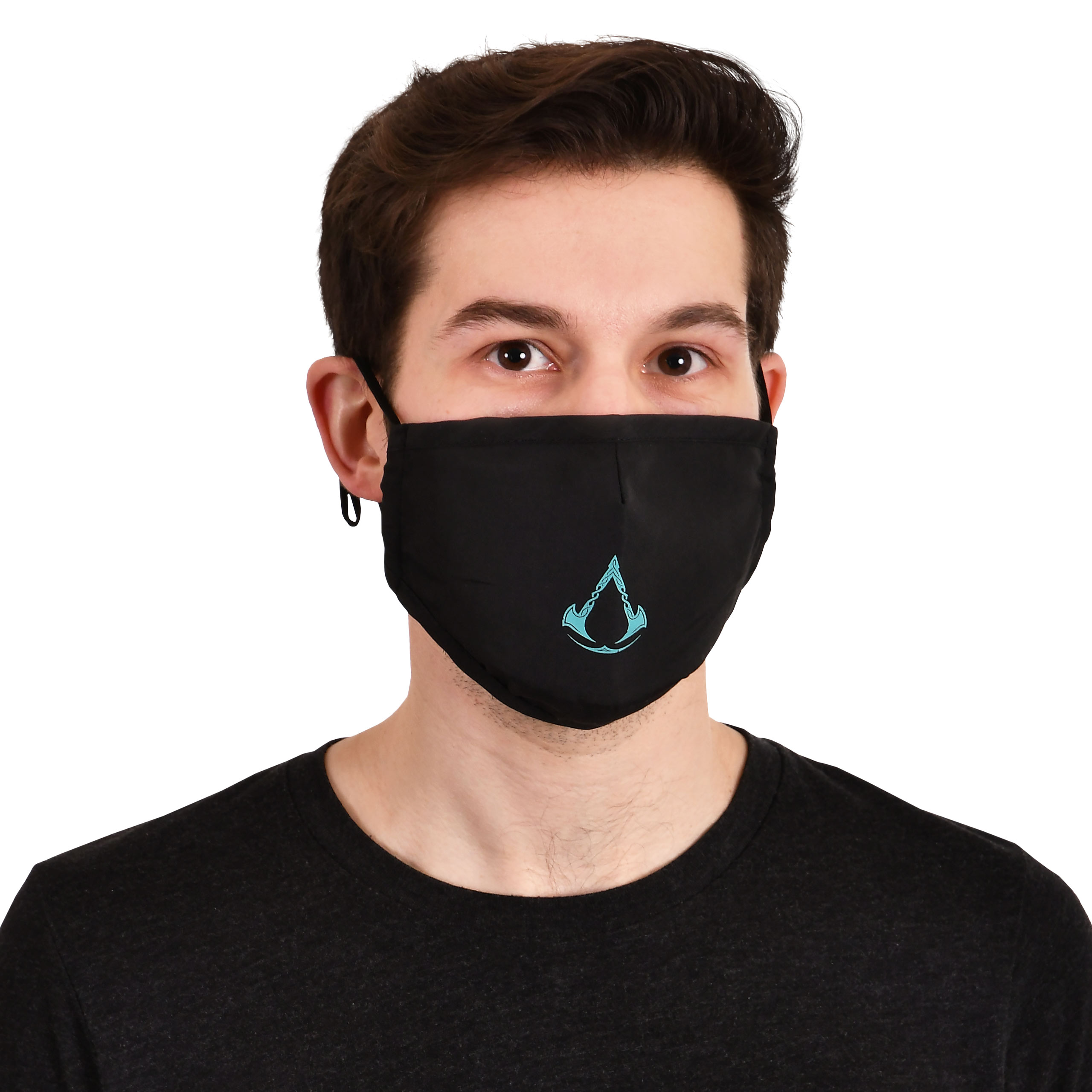 Assassin's Creed - Valhalla Logo Face Mask Black
