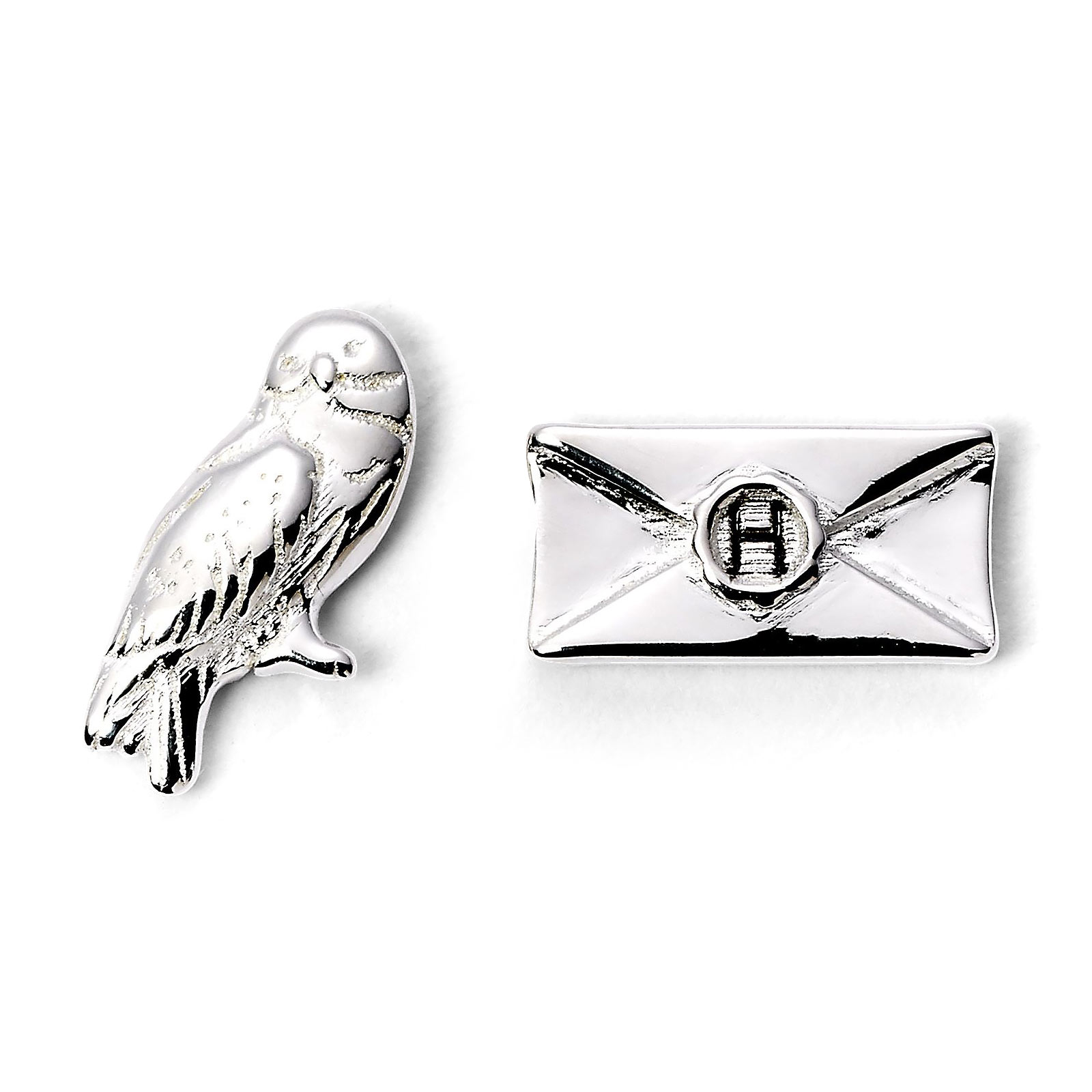 Harry Potter - Pendientes de Hedwig y carta de Hogwarts