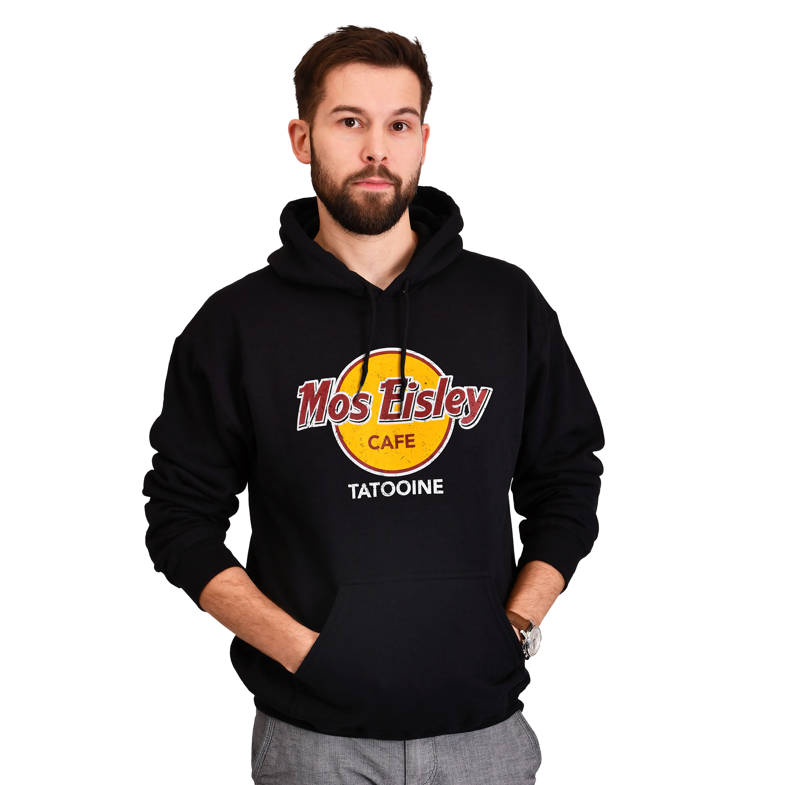 Mos Eisley Cafe Hoodie for Star Wars Fans black - M - Black
