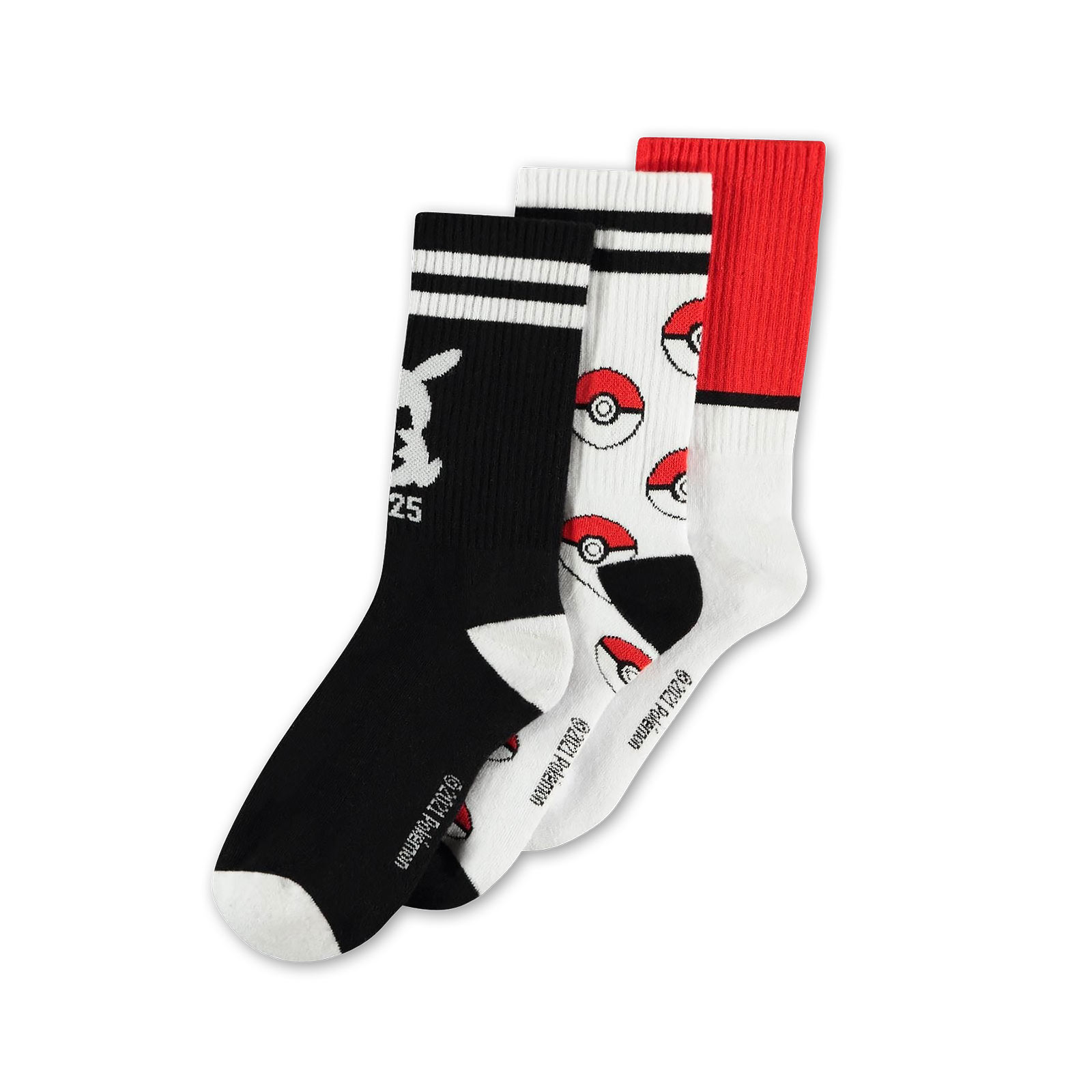 Pokemon - Pokeball Sokken 3-delige set - 39-42