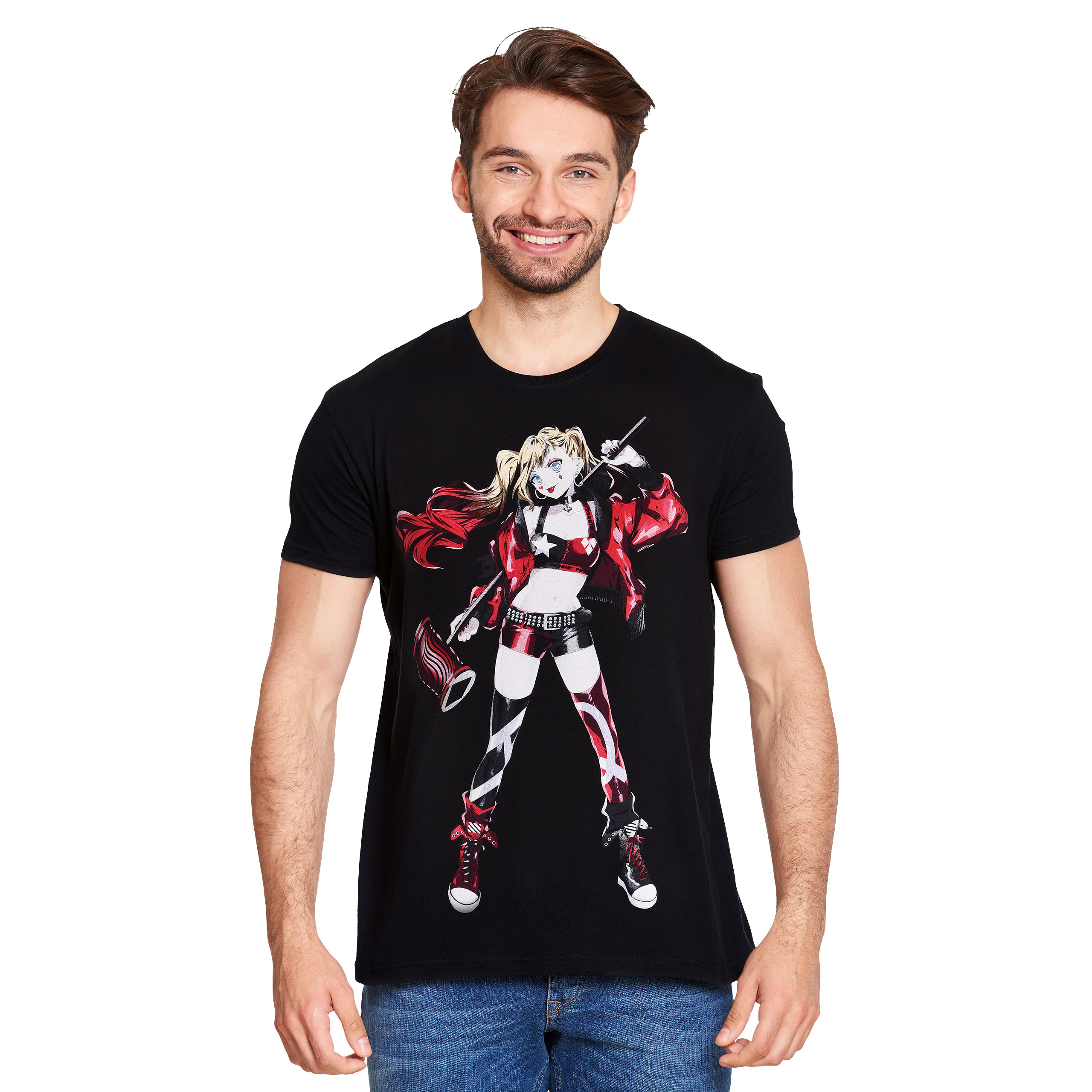 Harley Quinn - Camiseta de martillo negra - XXL - Negro