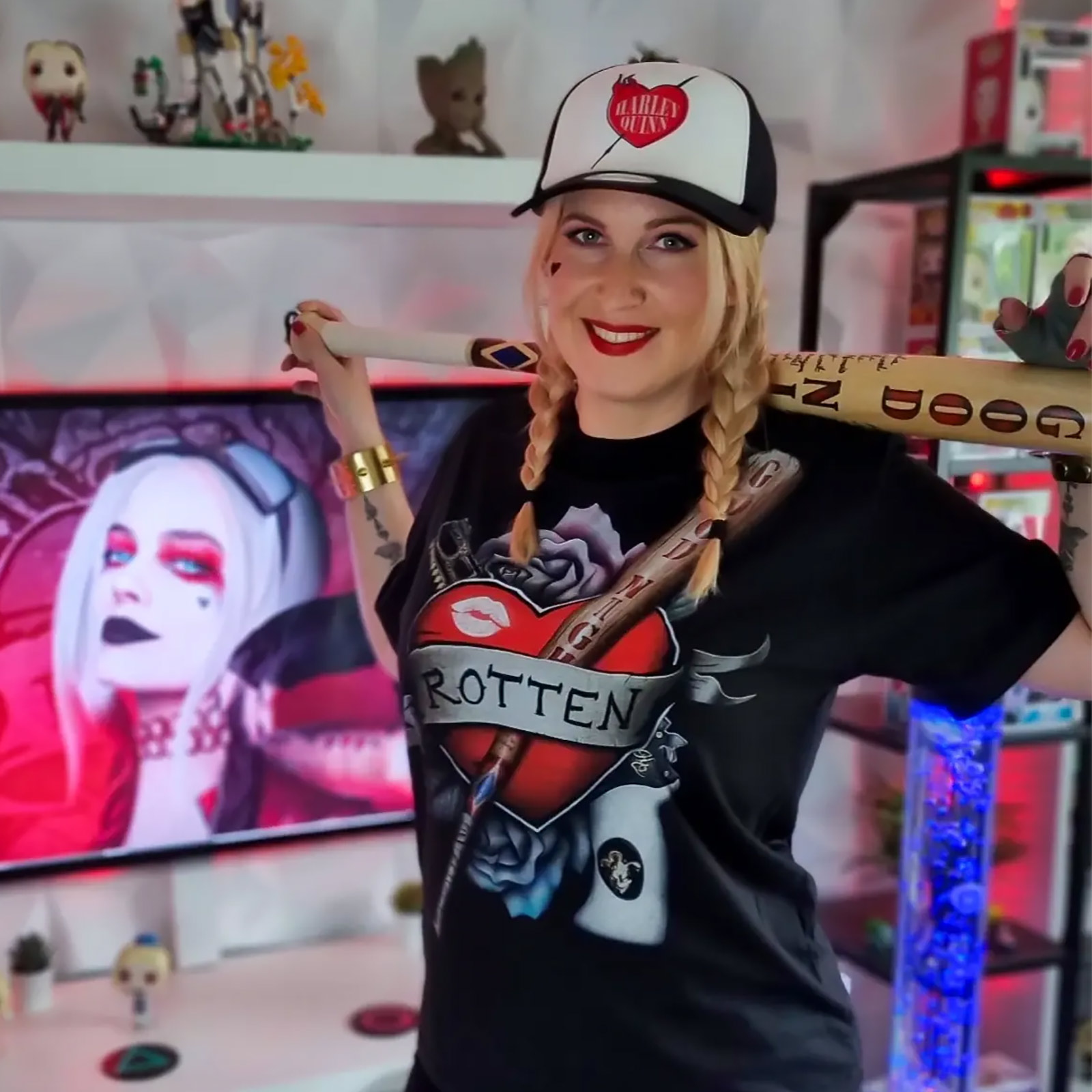 Harley Quinn - Rotten T-Shirt Black - L - Black