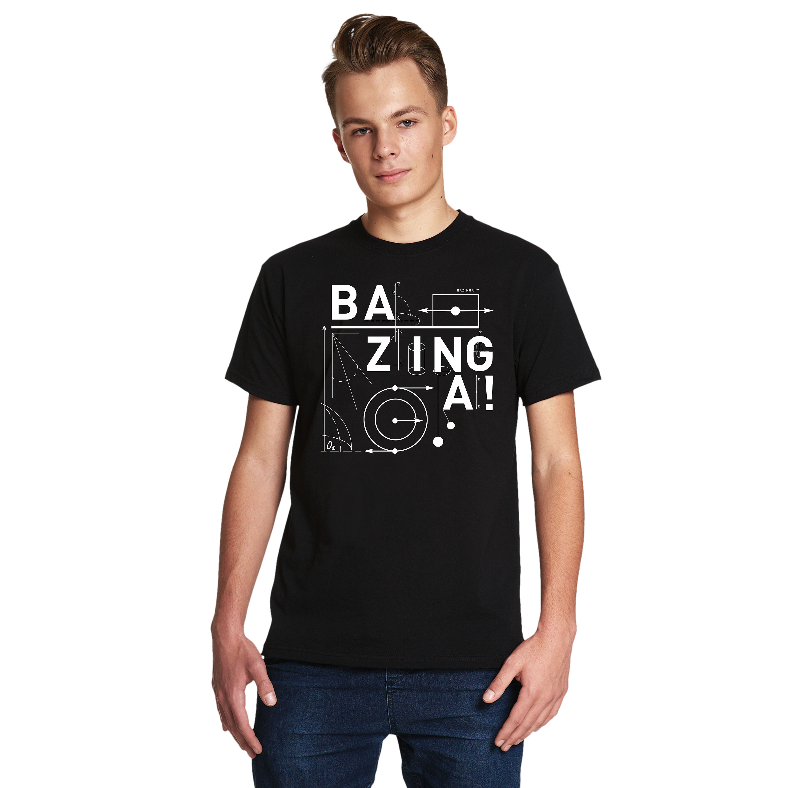 Bazinga! T-Shirt black - The Big Bang Theory - XL - Black