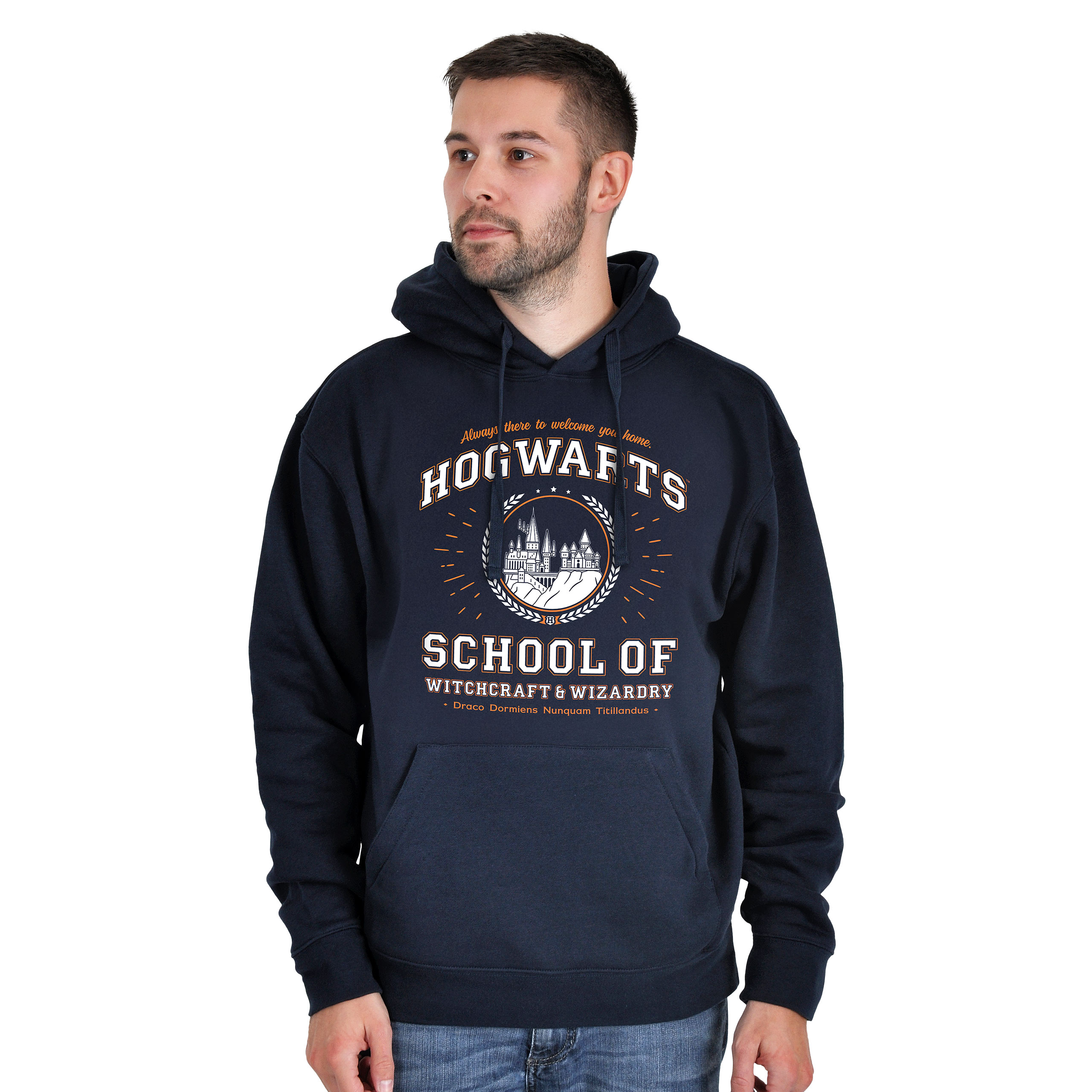 Sudadera con capucha de Hogwarts azul - Harry Potter - XXL - Azul