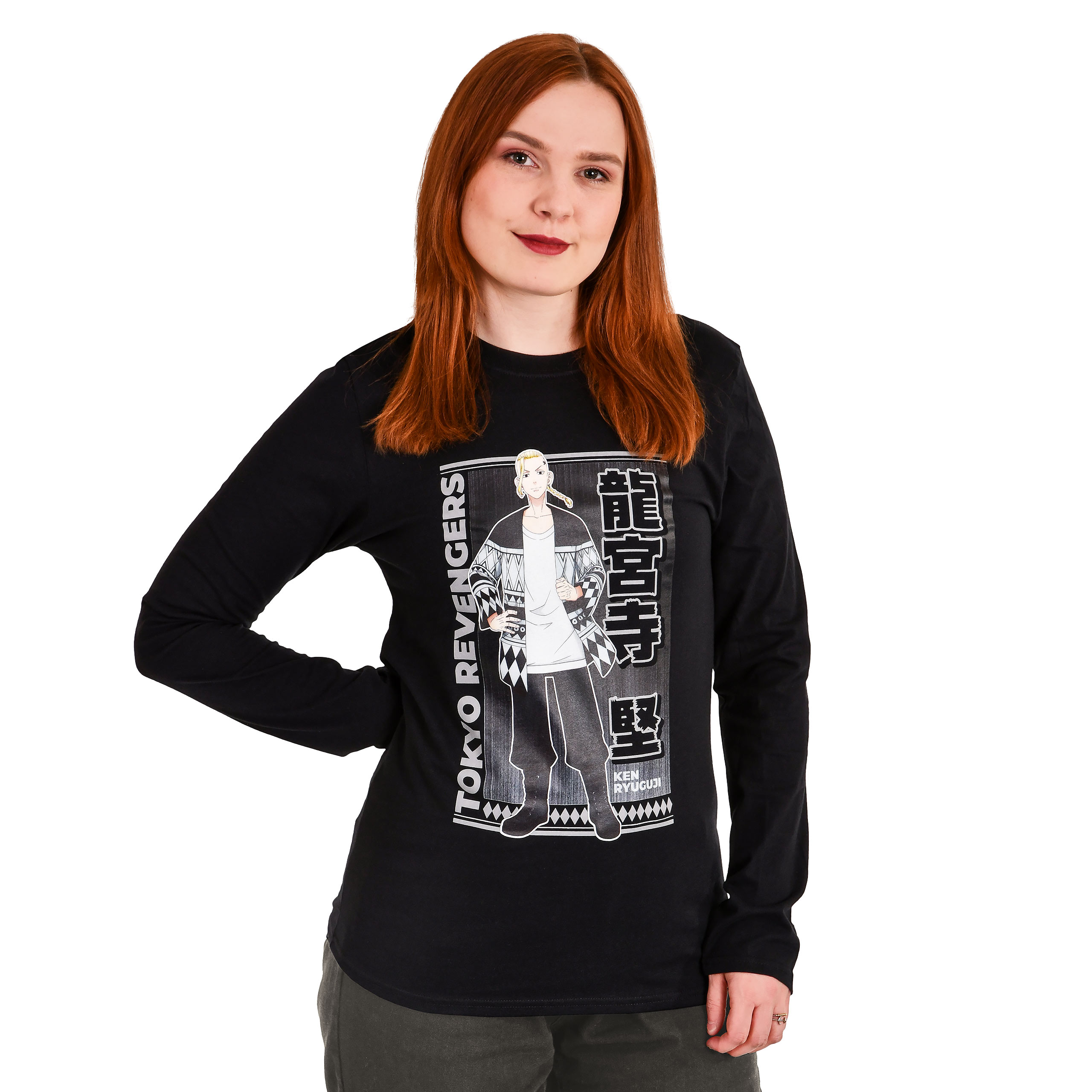 Tokyo Revengers - Draken Longsleeve - S - Schwarz