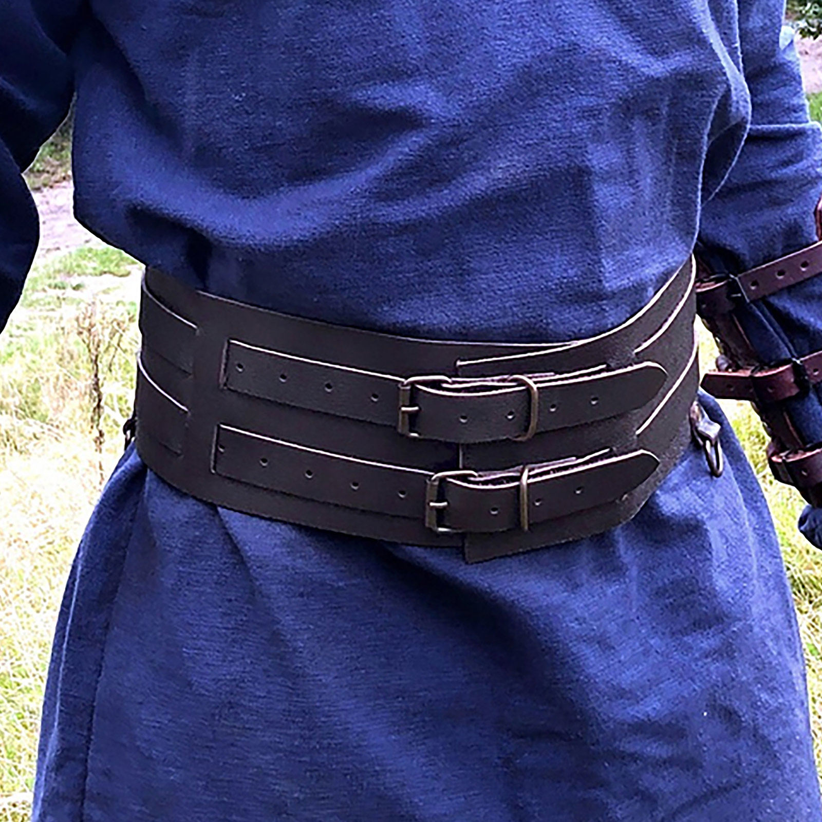 Cintura medievale marrone - 120 cm - Leonardo Carbone