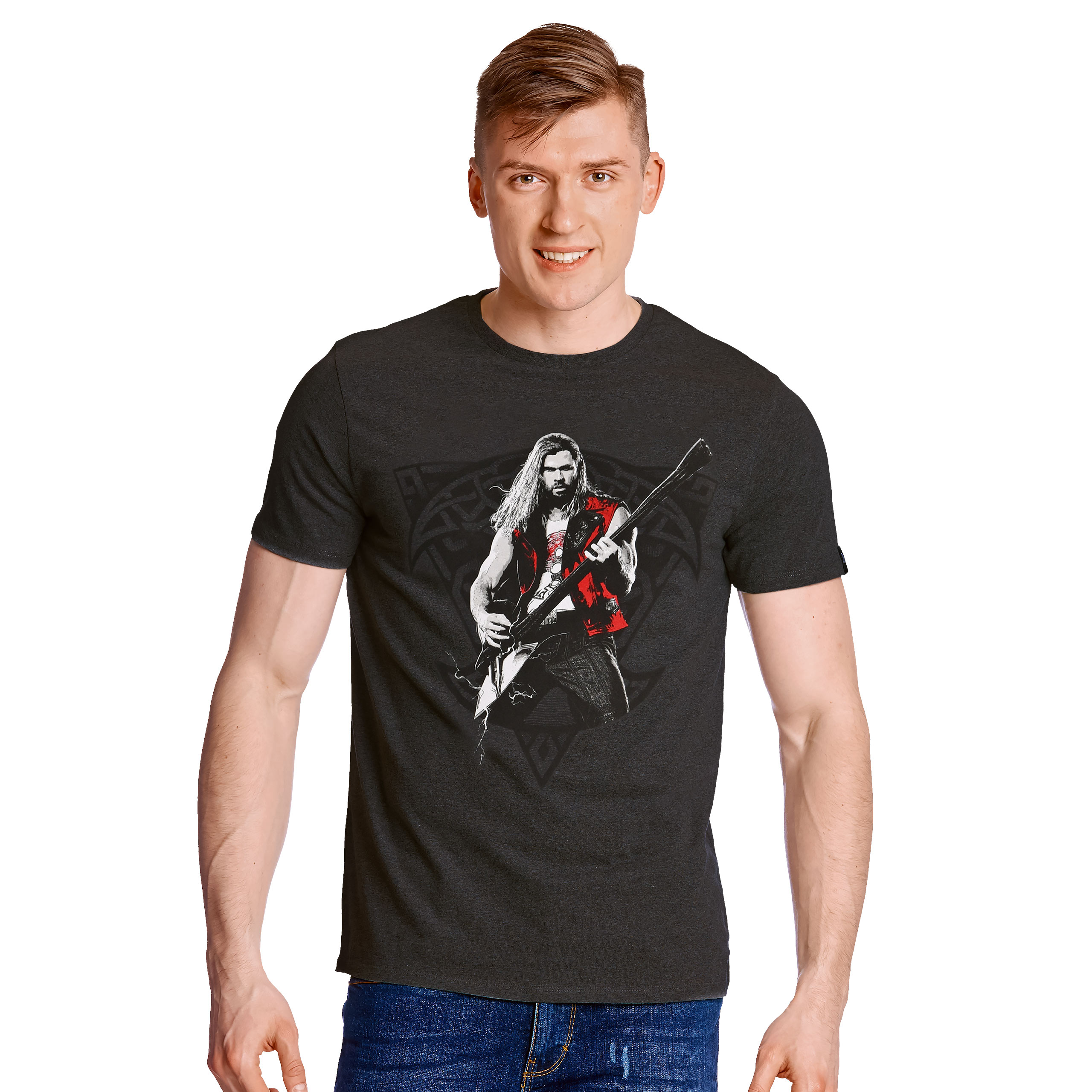 Thor: Love and Thunder - T-shirt de personnage gris - S - Gris