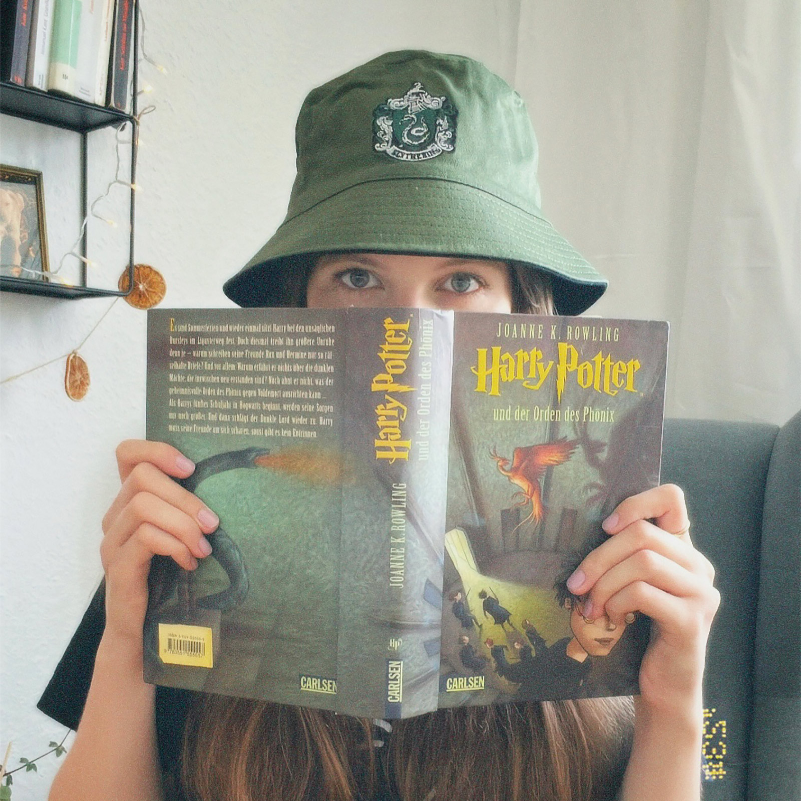 Sombrero Slytherin con motivo reversible - Harry Potter