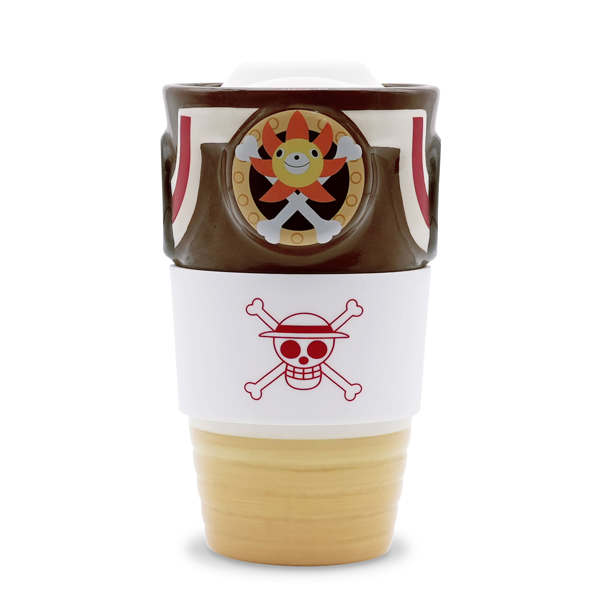 One Piece - Thousand Sunny 3D Tazza da viaggio