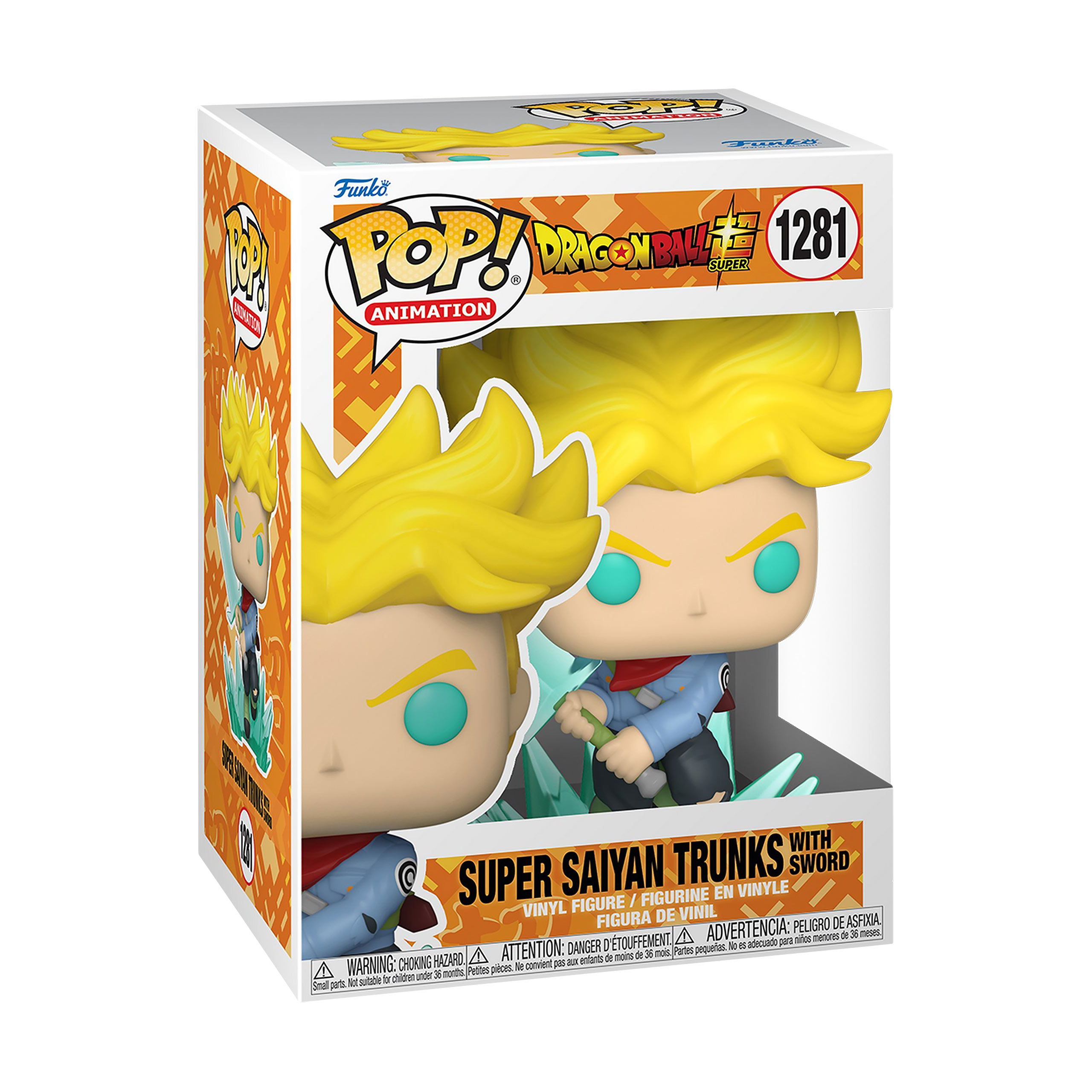 Dragon Ball Super - Super Saiyan Trunks con spada Funko Pop Figura - Funko