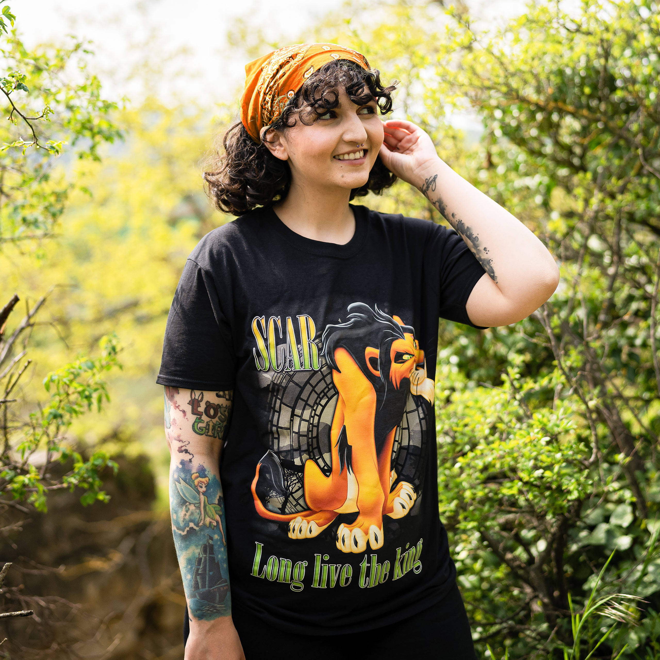 El Rey León - Camiseta negra 'Long Live The King' - S - Negro