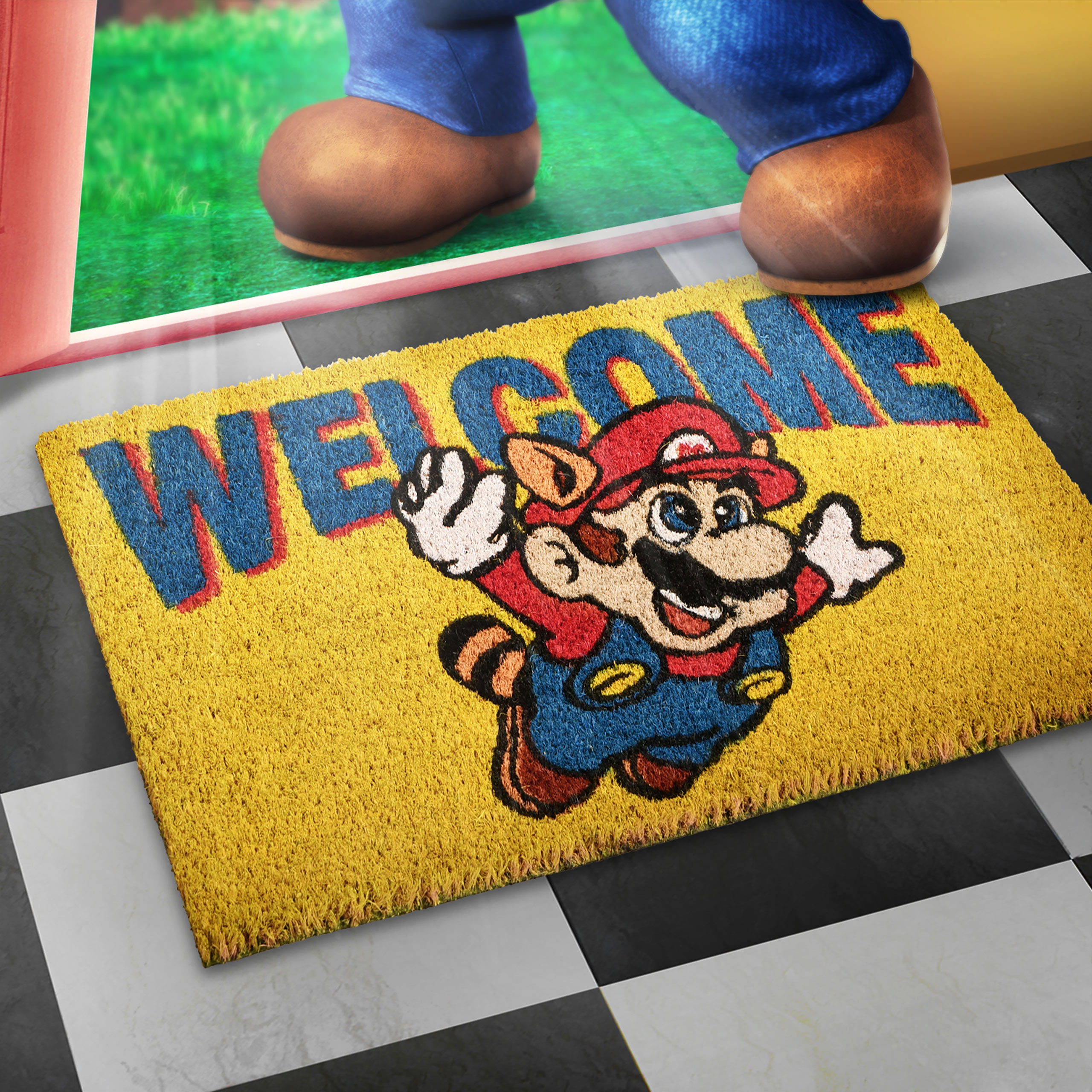 Super Mario - Alfombra de bienvenida