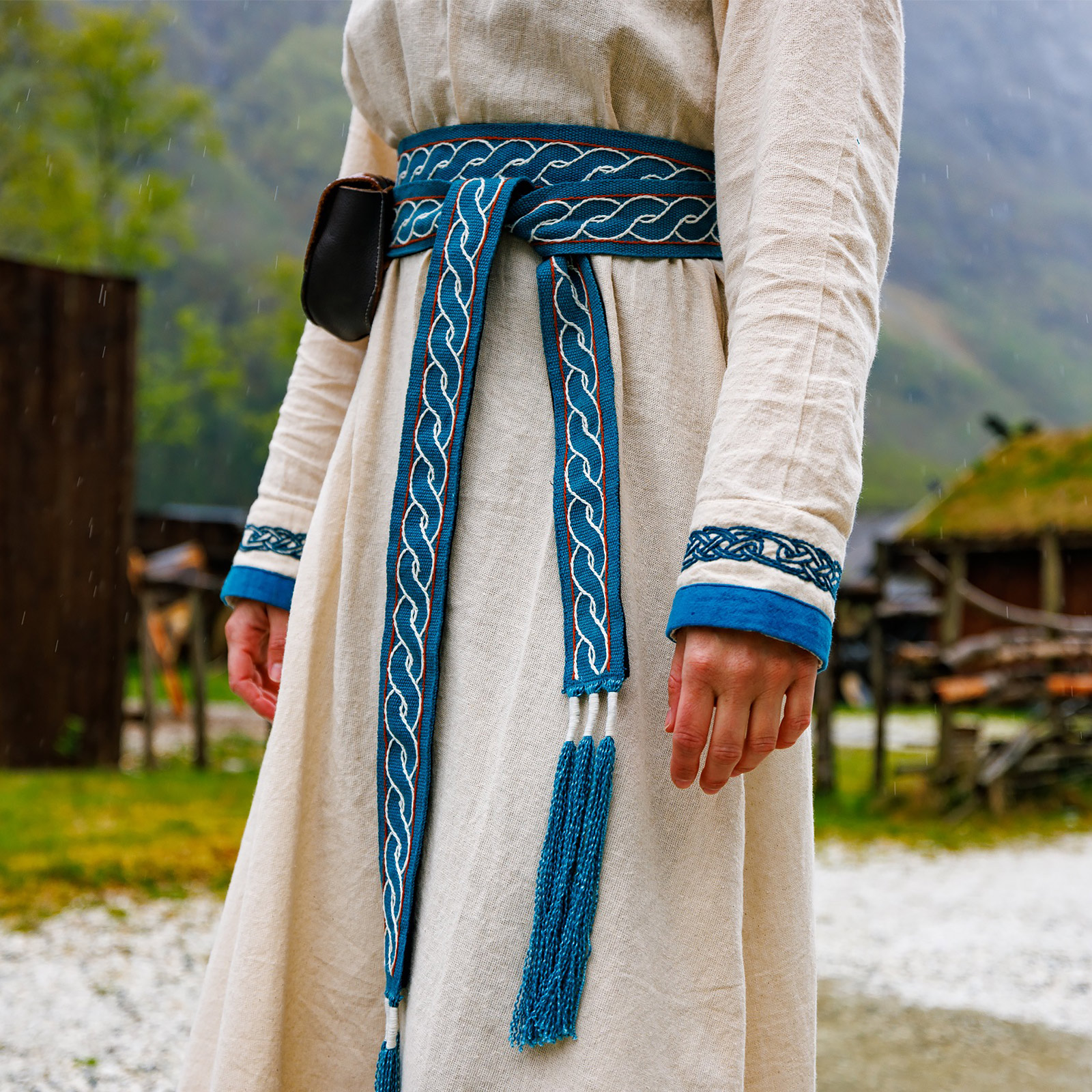 Cintura medievale Elina blu - Leonardo Carbone