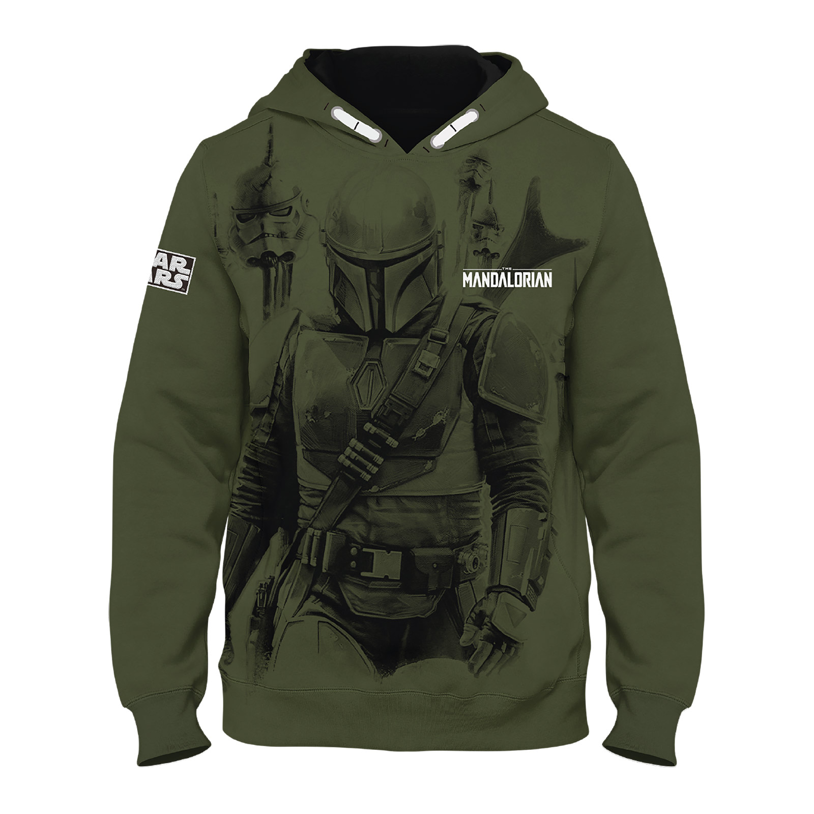 Mando Hoodie Bambini verde - Star Wars The Mandalorian - 164 - Verde