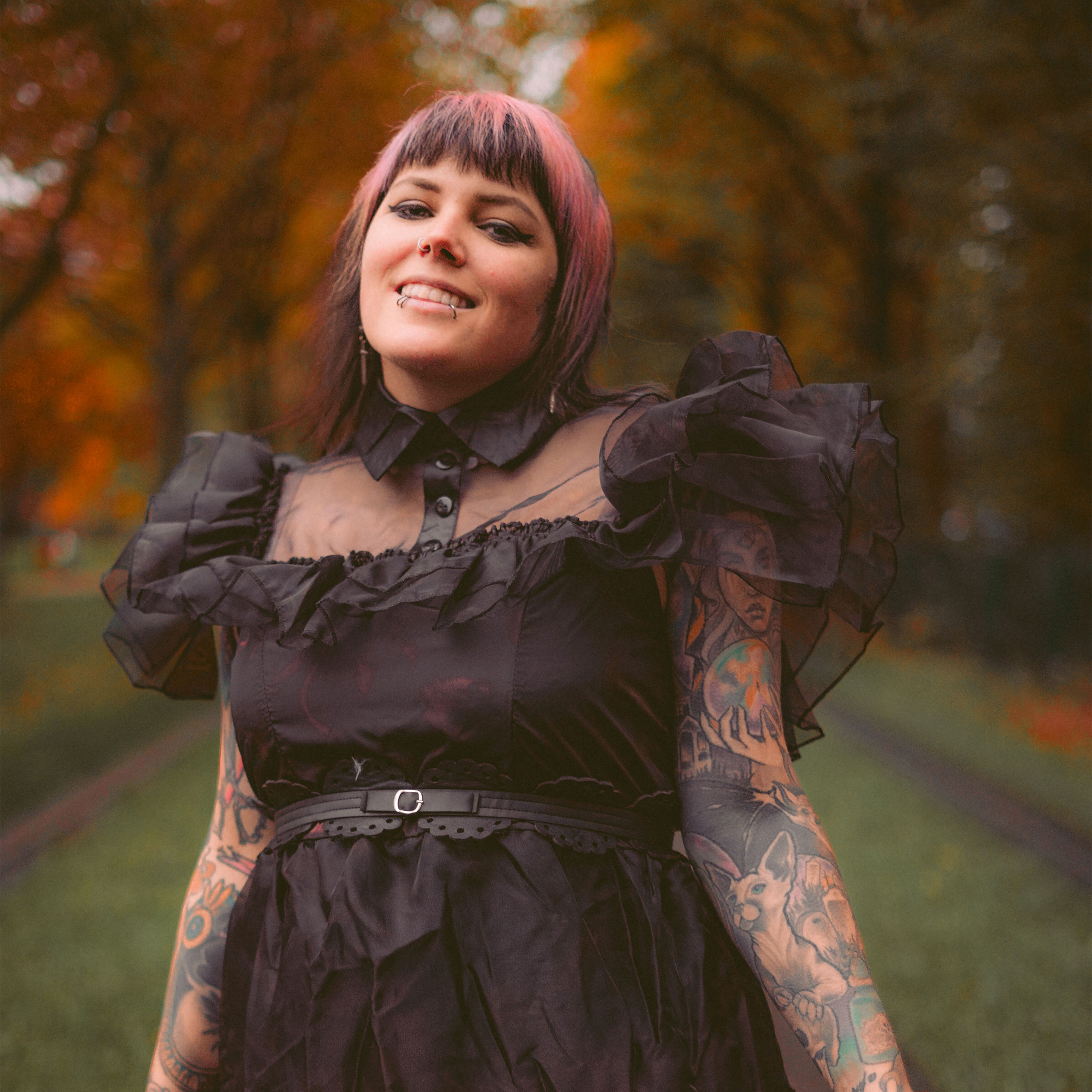 Wednesday - Rave'N Dance Kostuum Jurk Dames zwart - L - Zwart