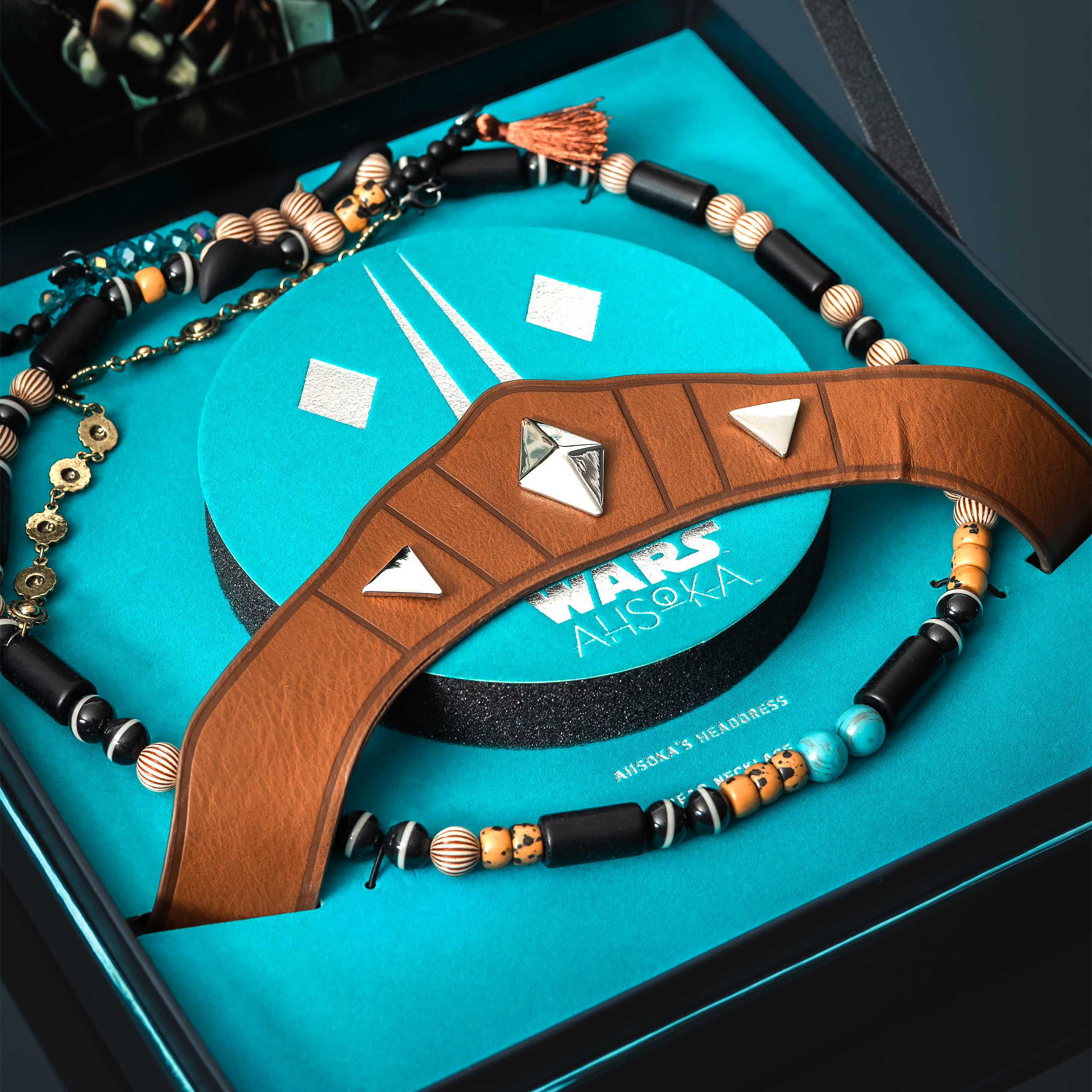 Star Wars - Ahsoka Fascia per capelli e perle per cintura Replica limitata - Grupo Erik