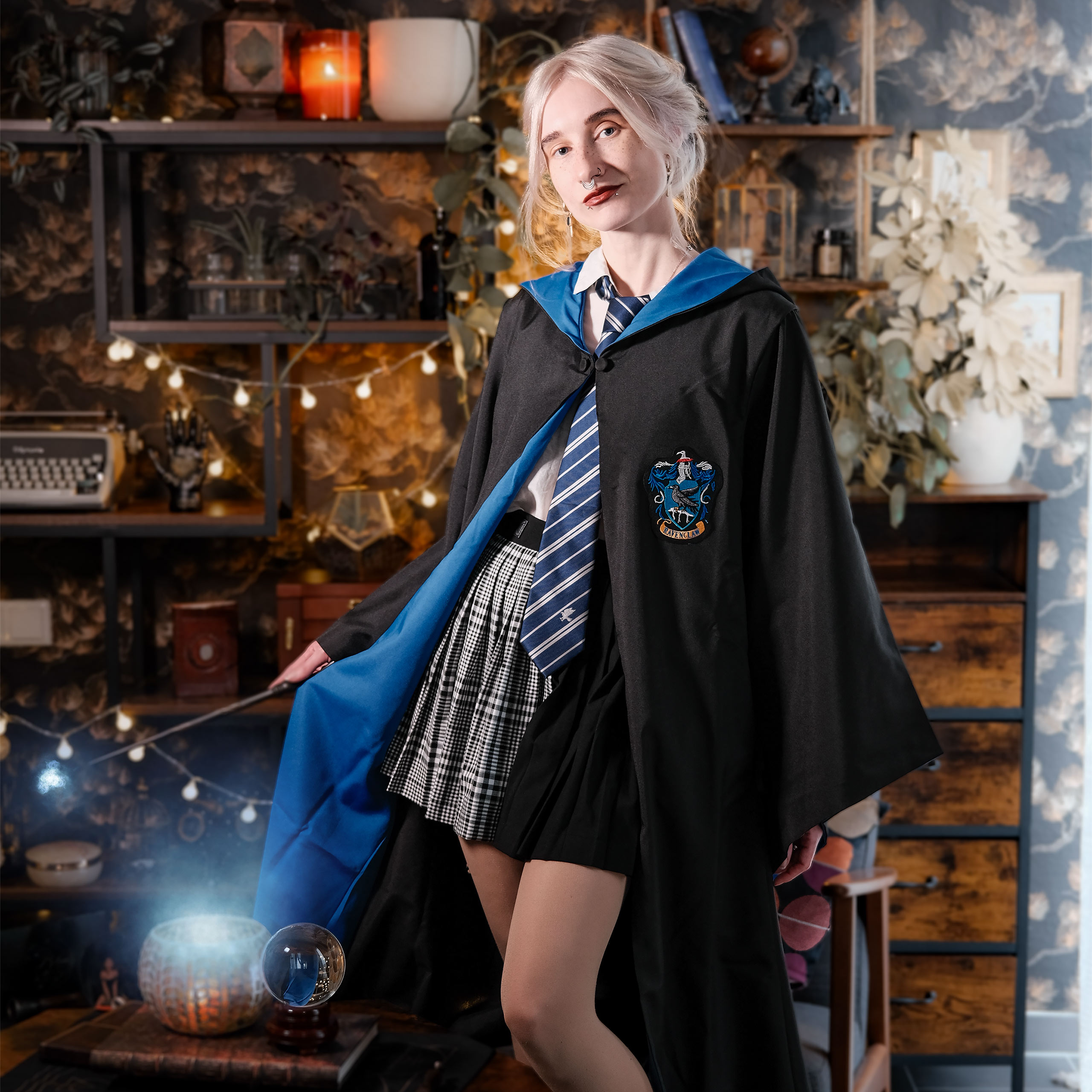 Túnica Ravenclaw - Harry Potter - L - Negro/Azul