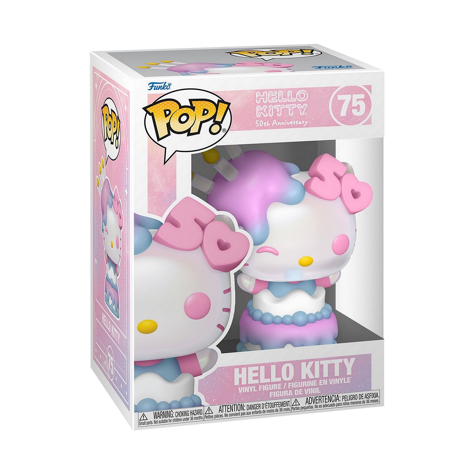 Hello Kitty Funko Pop Figure with Cake 50th Anniversary - Sanrio