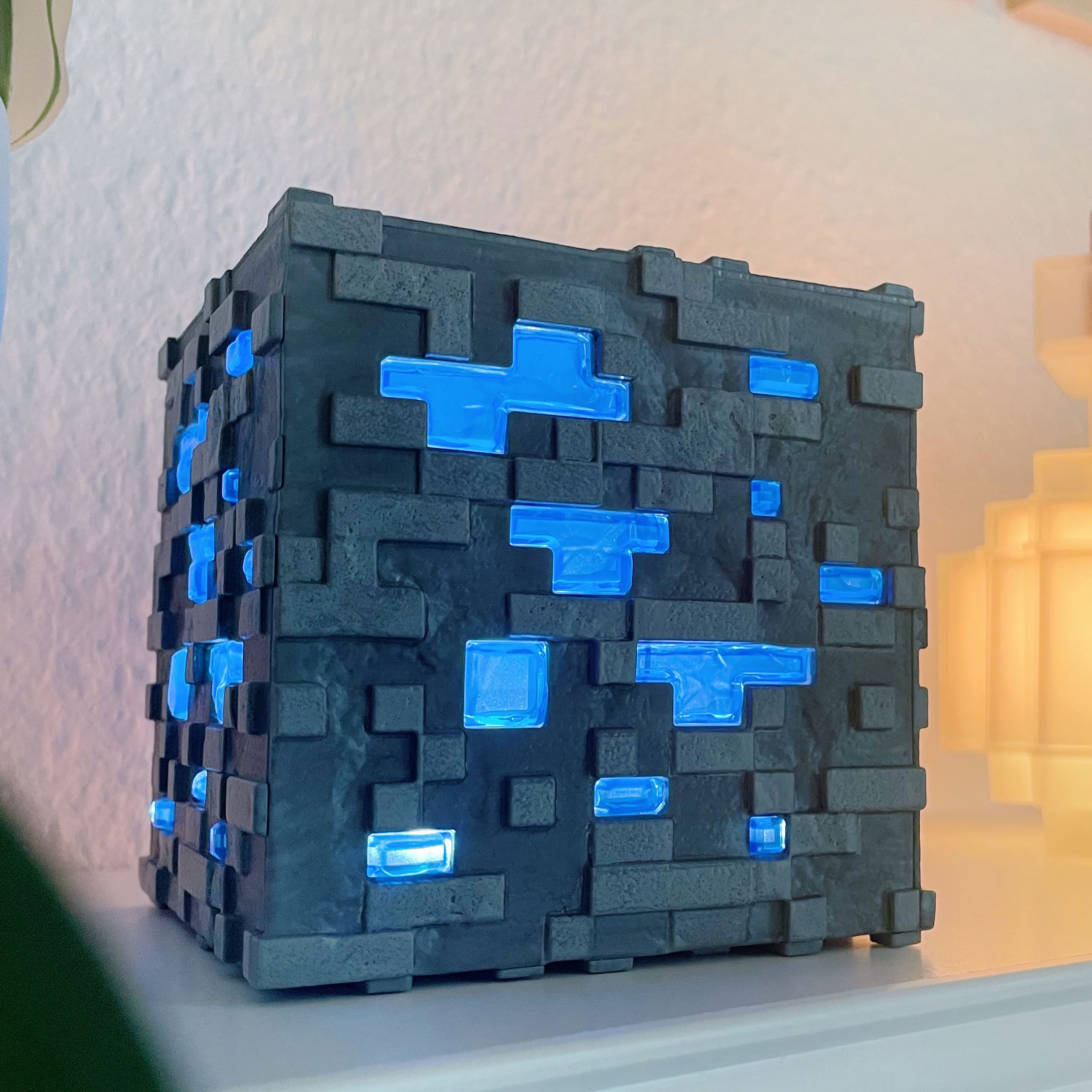 Minecraft - Diamond Ore Table Lamp