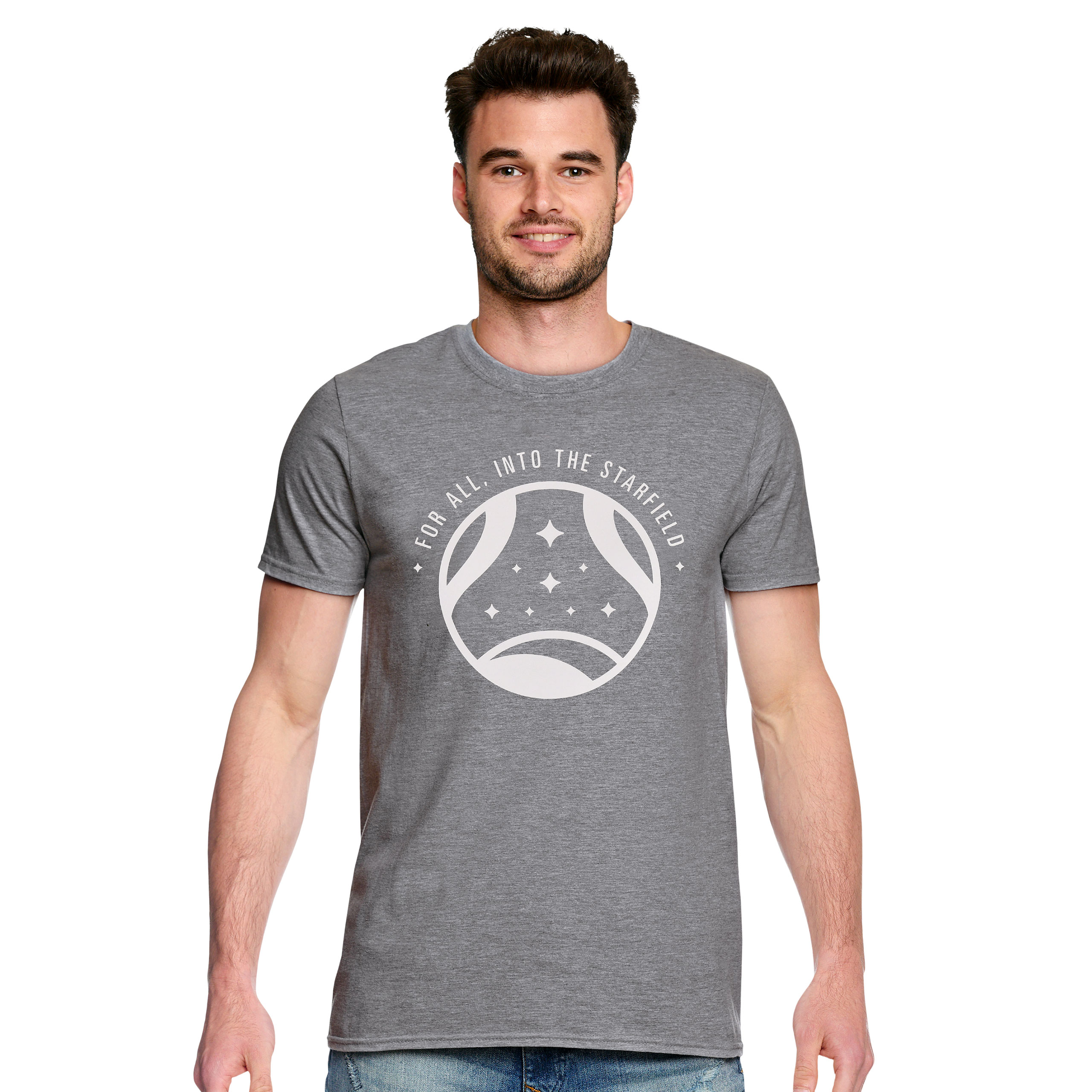 Starfield - Into The Starfield T-Shirt grijs - XXL - Grijs