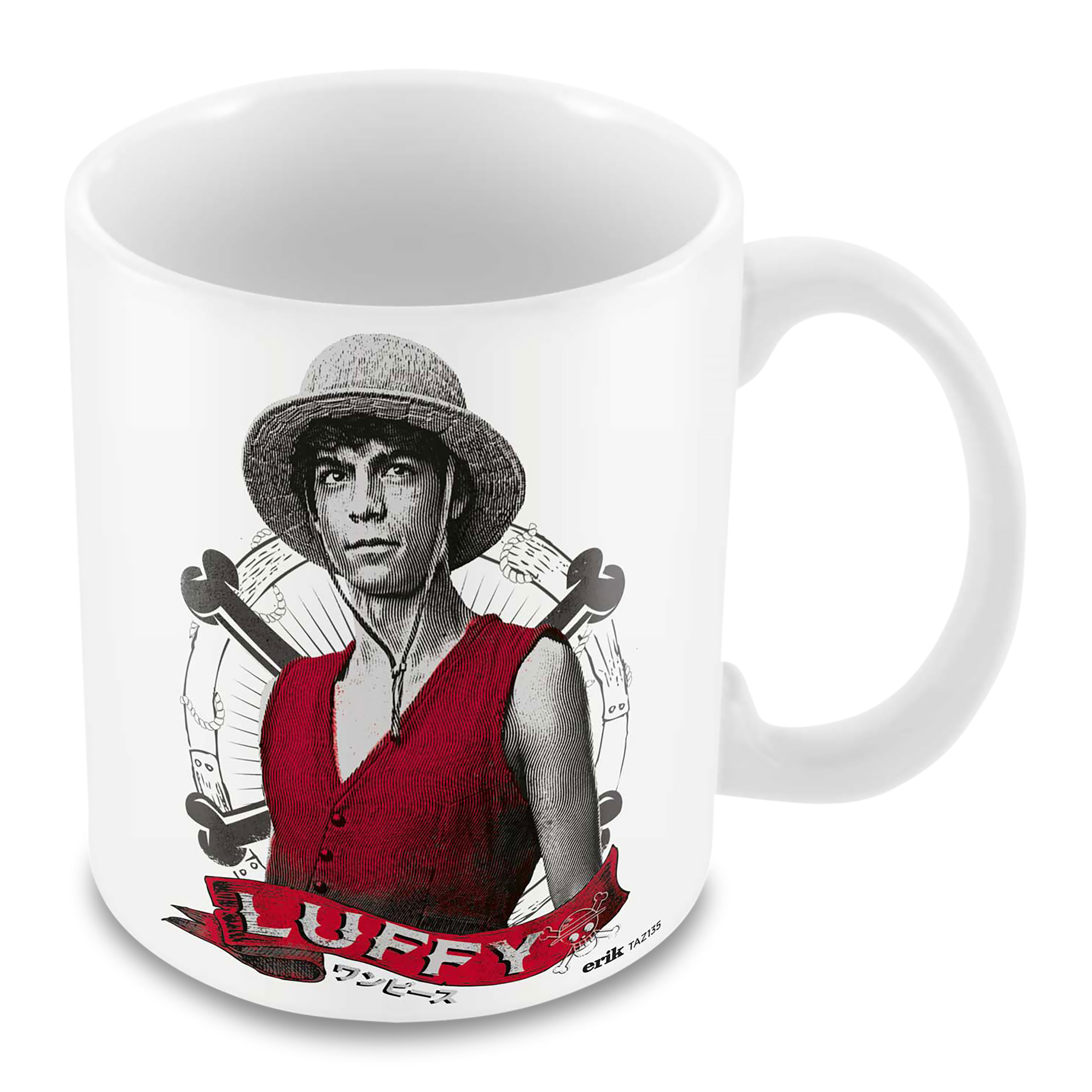 One Piece Netflix - Taza de Monkey D. Luffy