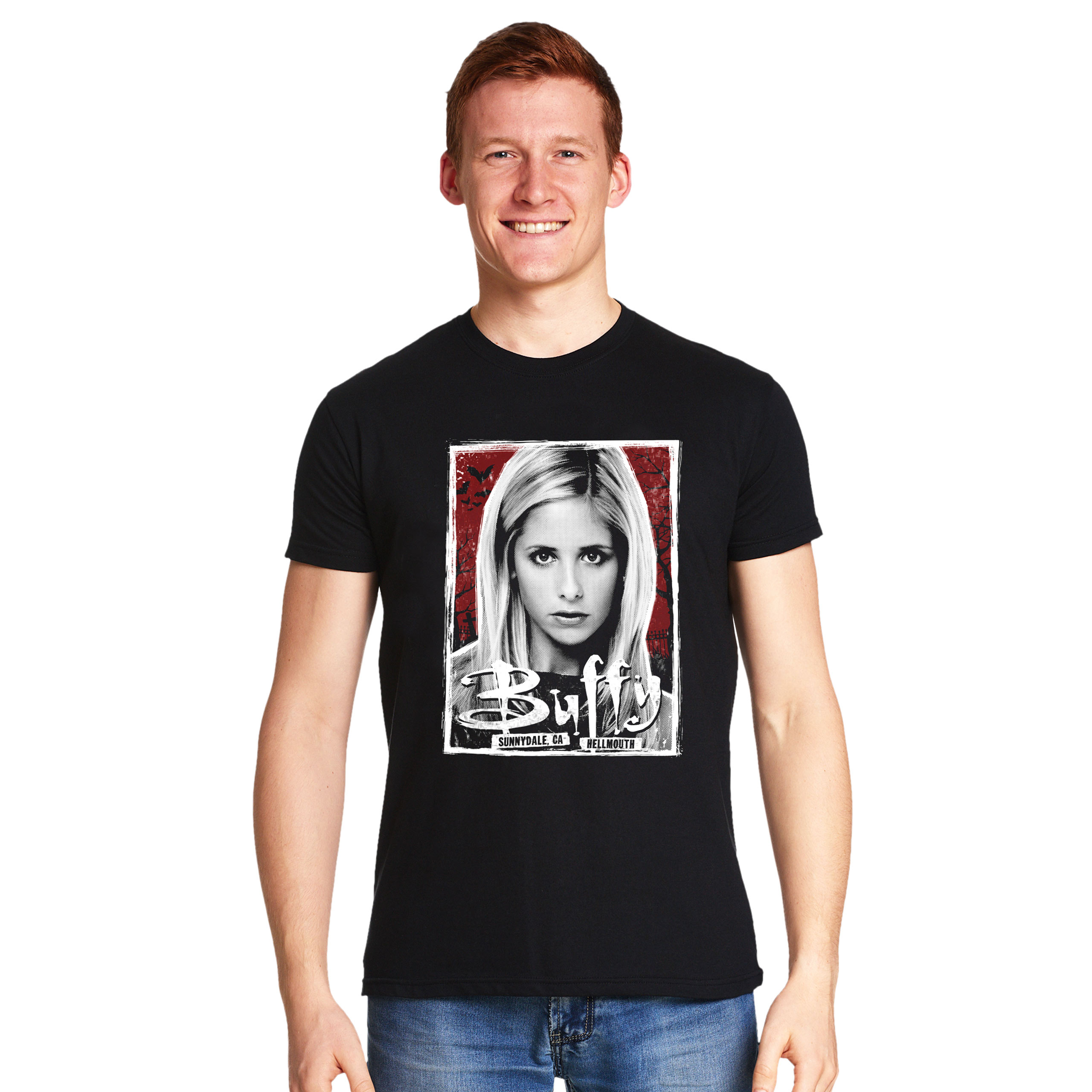Vampirjägerin T-Shirt für Buffy Fans schwarz - XS - Schwarz